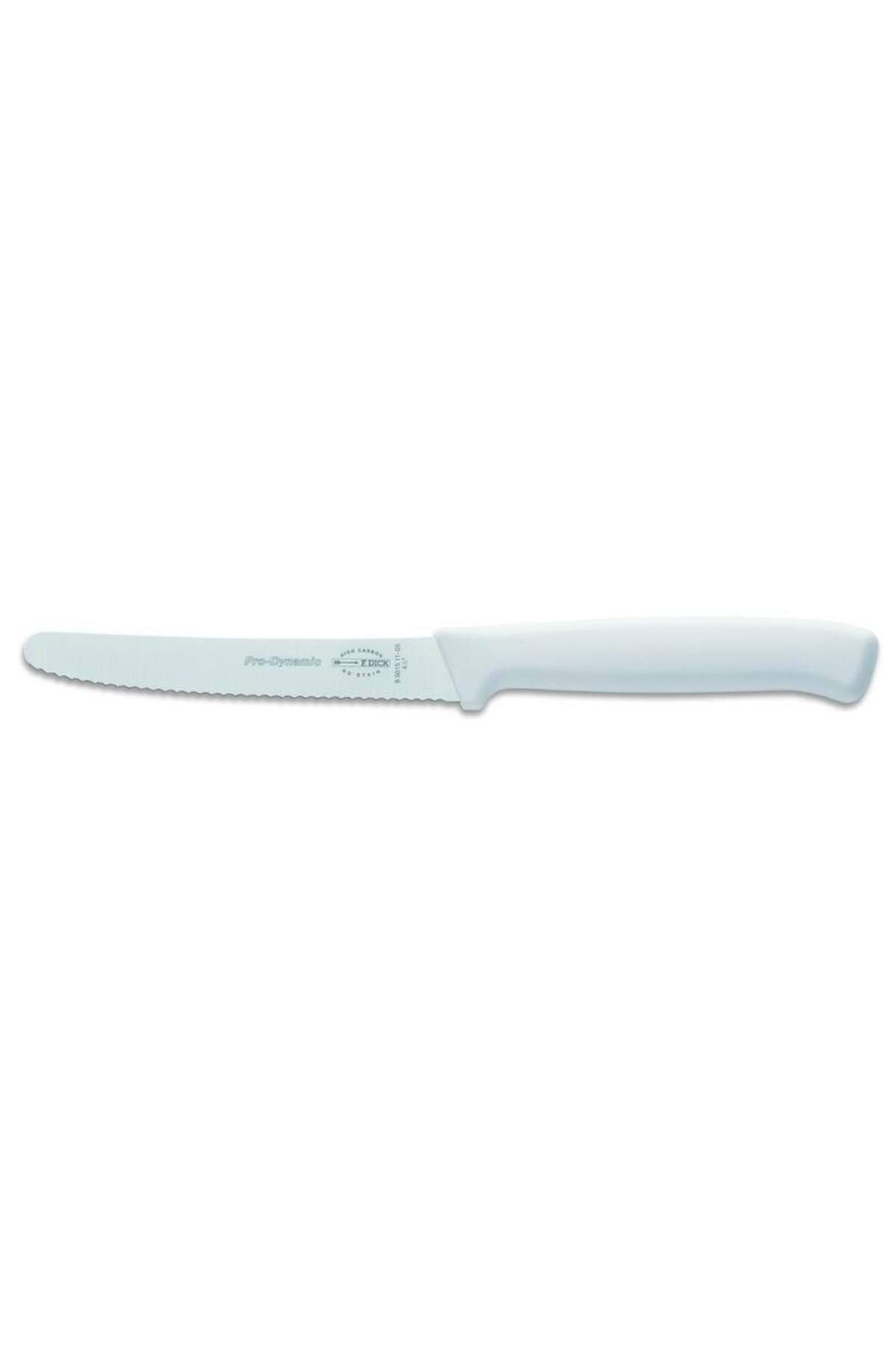 f.dick ProDynamic Çok Amaçlı Tırtıklı Bıçak 11 cm-Beyaz