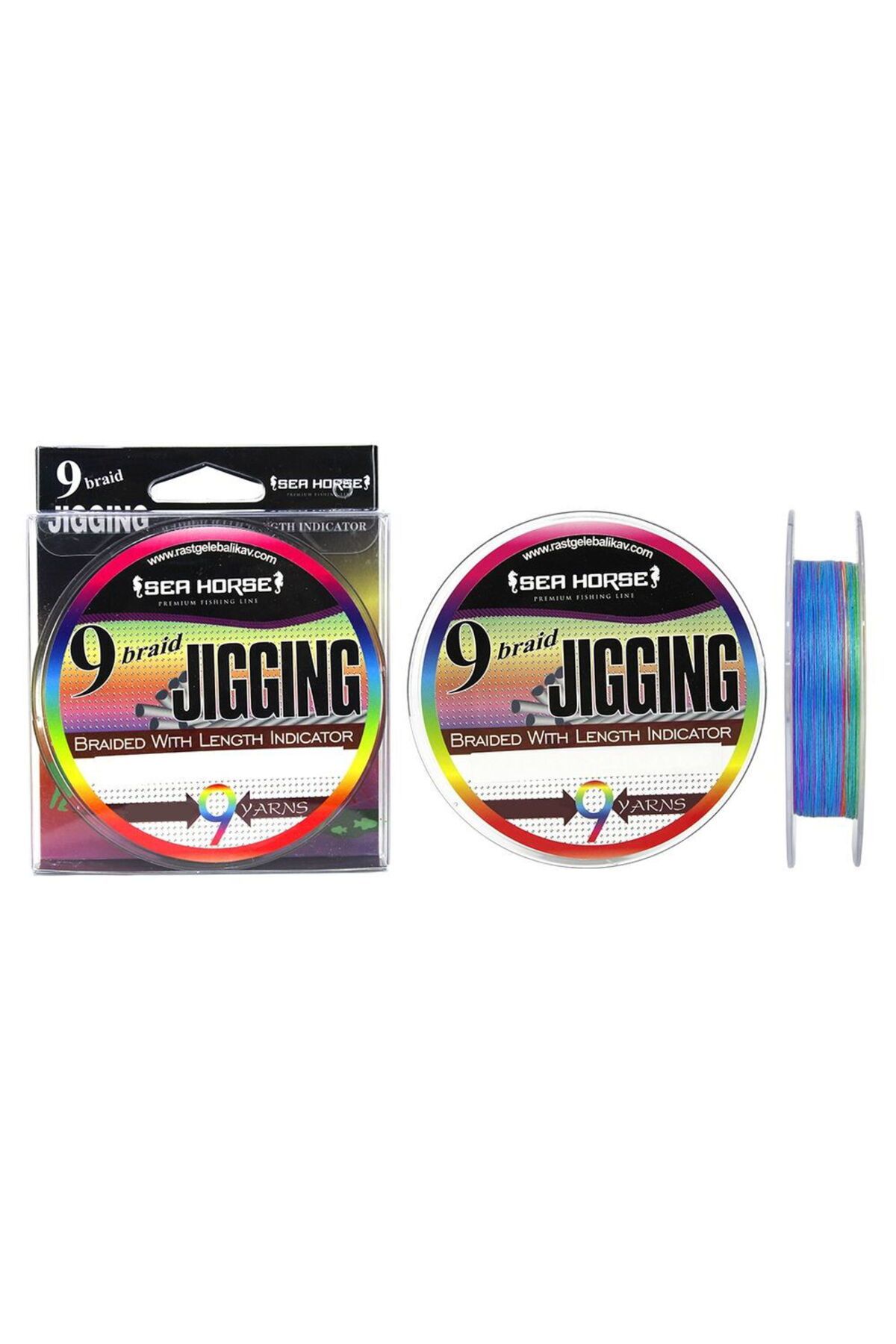 SEA HORSE Jigging Pe 0,10 Mm 150Mt 9X Multi Color