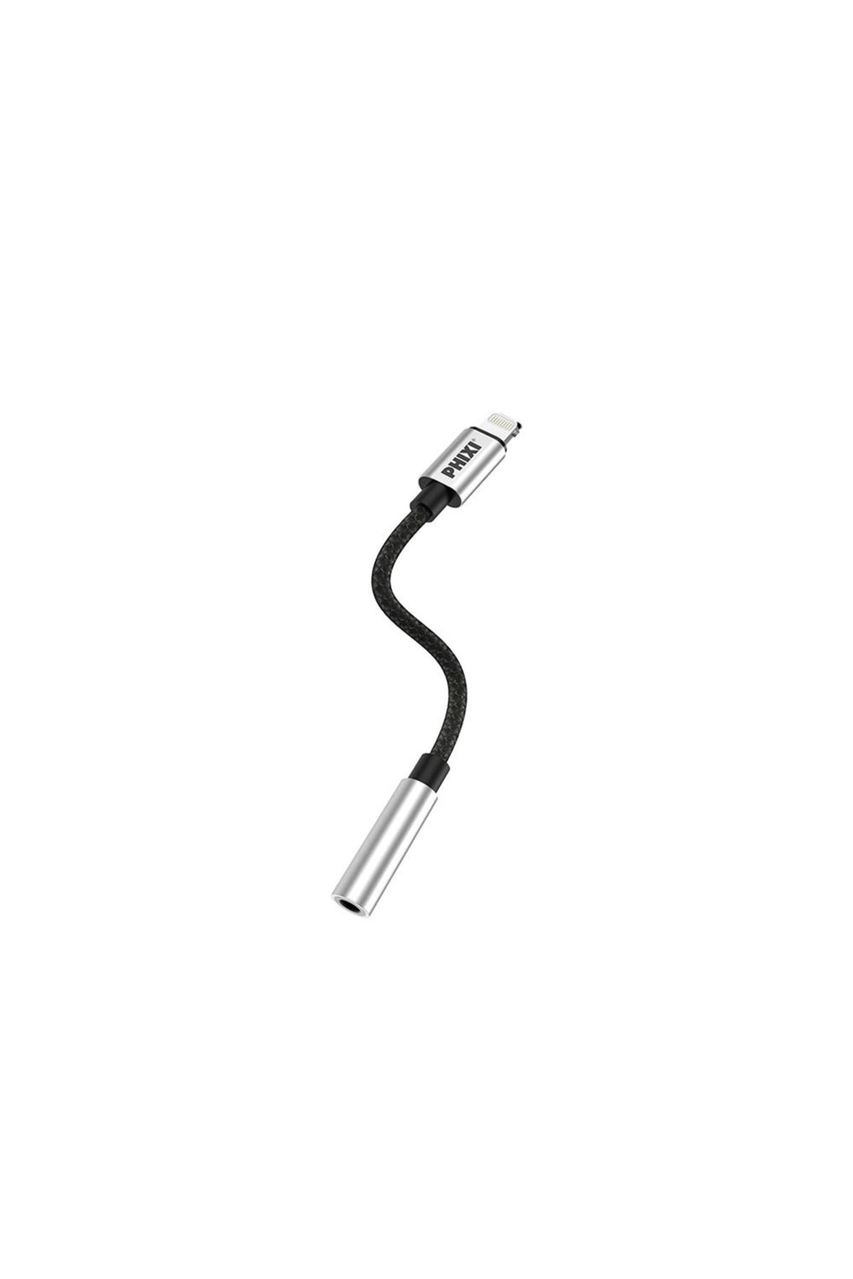 Vemora Basic Ca110 Metal Başlıklı Örgü Kablo Lightning To 3.5mm Jack Çevirici