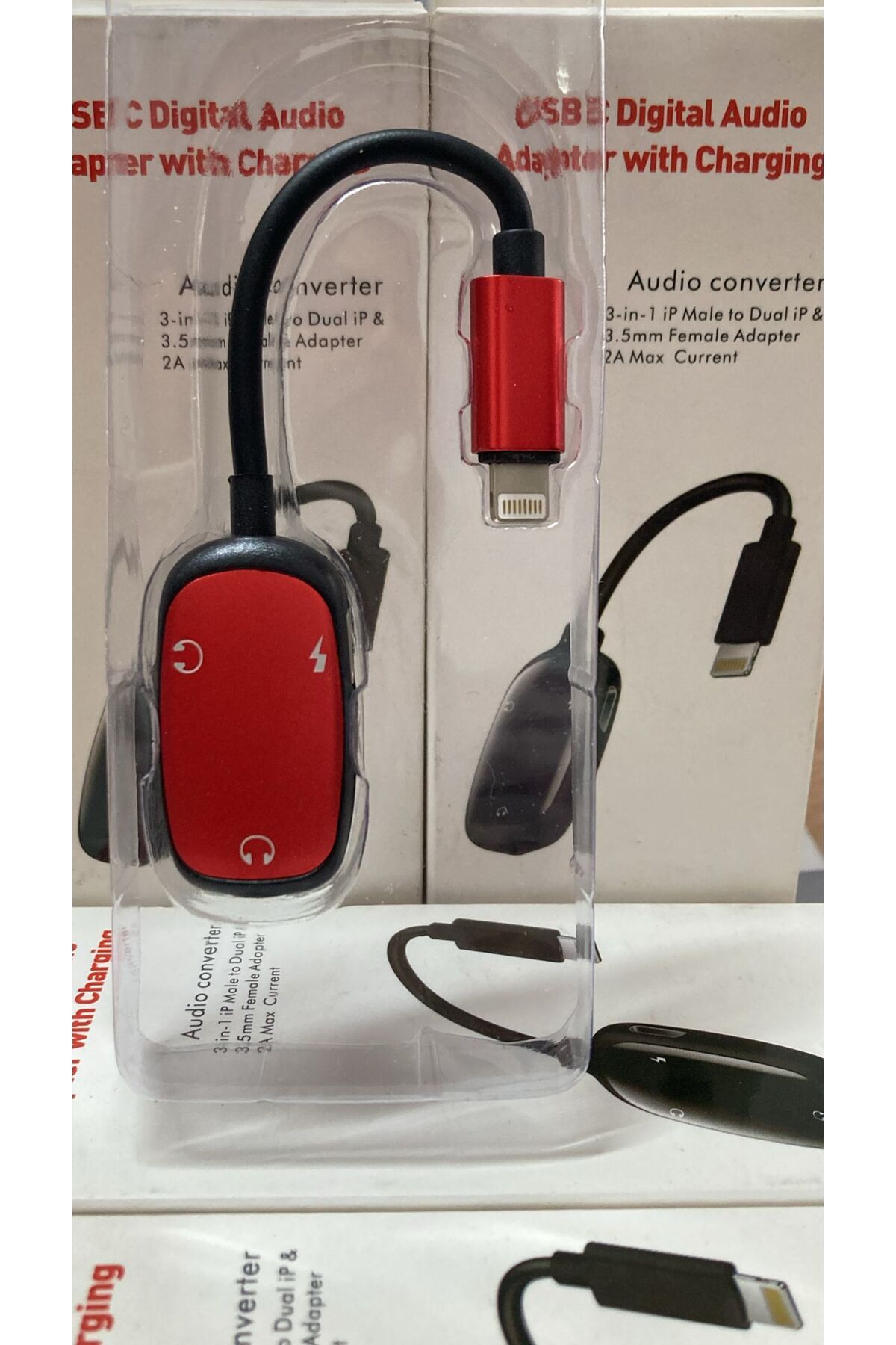 İMEXTECH Bilişim Burada PL-8807 Lightning to Mikrofon, Kulaklık, Şarj 2A Çevirici