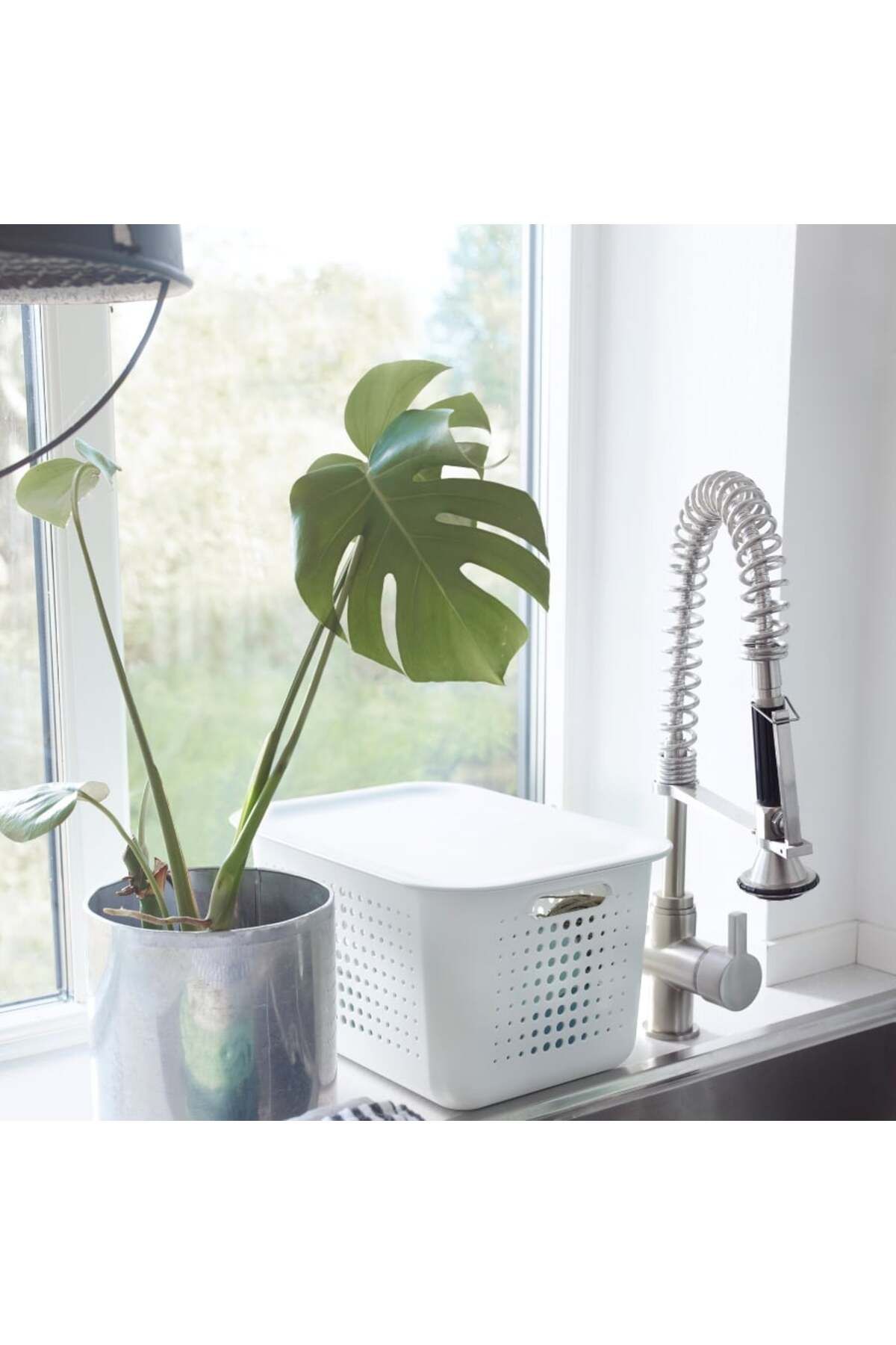 Orthex-Lid for SmartStore Recycled Storage and Organization Box, made of recycled plastic, White 2