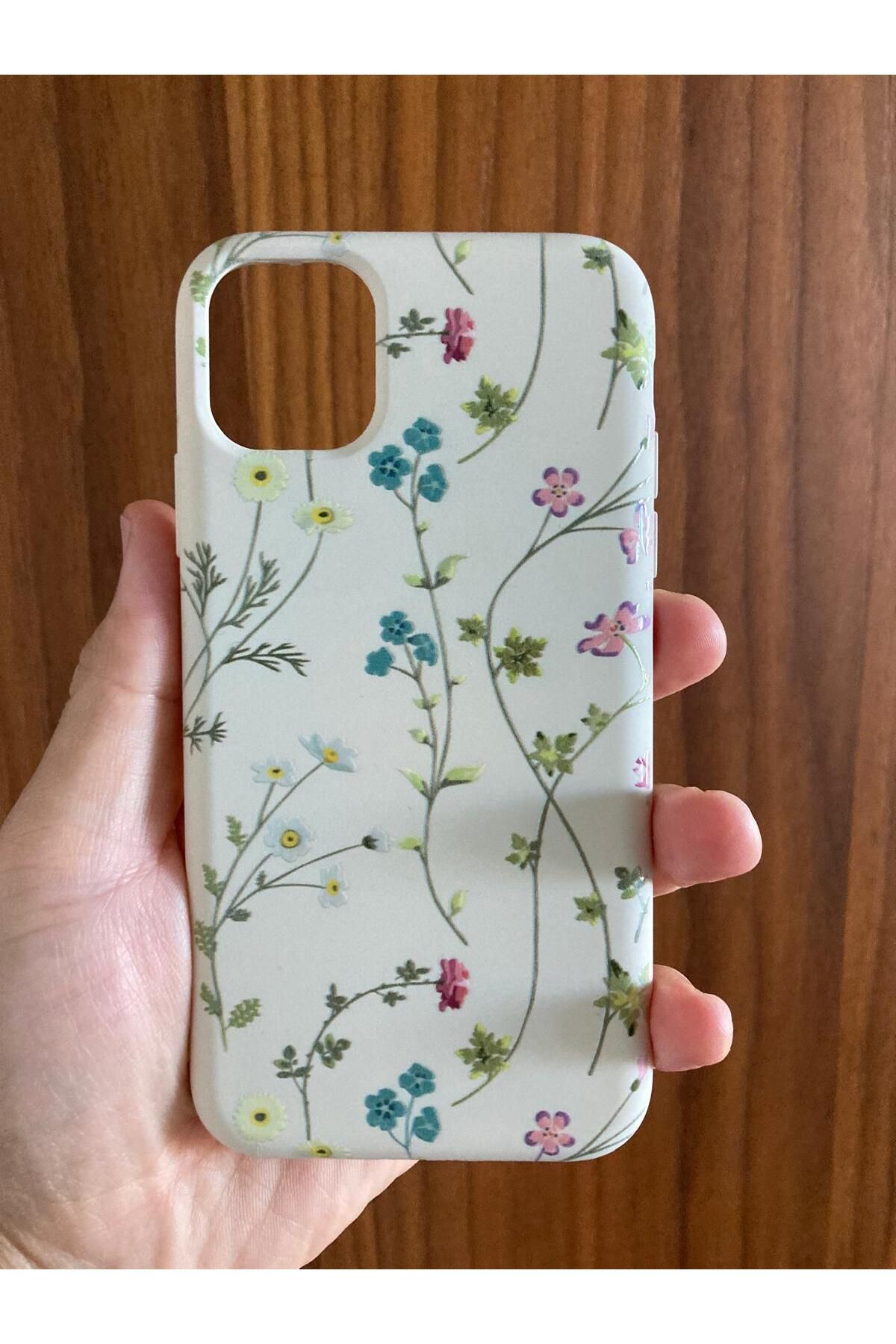 Newon Samsung Galaxy S25 Ultra Sarmaşık/çiçek Baskılı Içi Kadife Silikon Telefon Kılıfı Kapak Cover Case