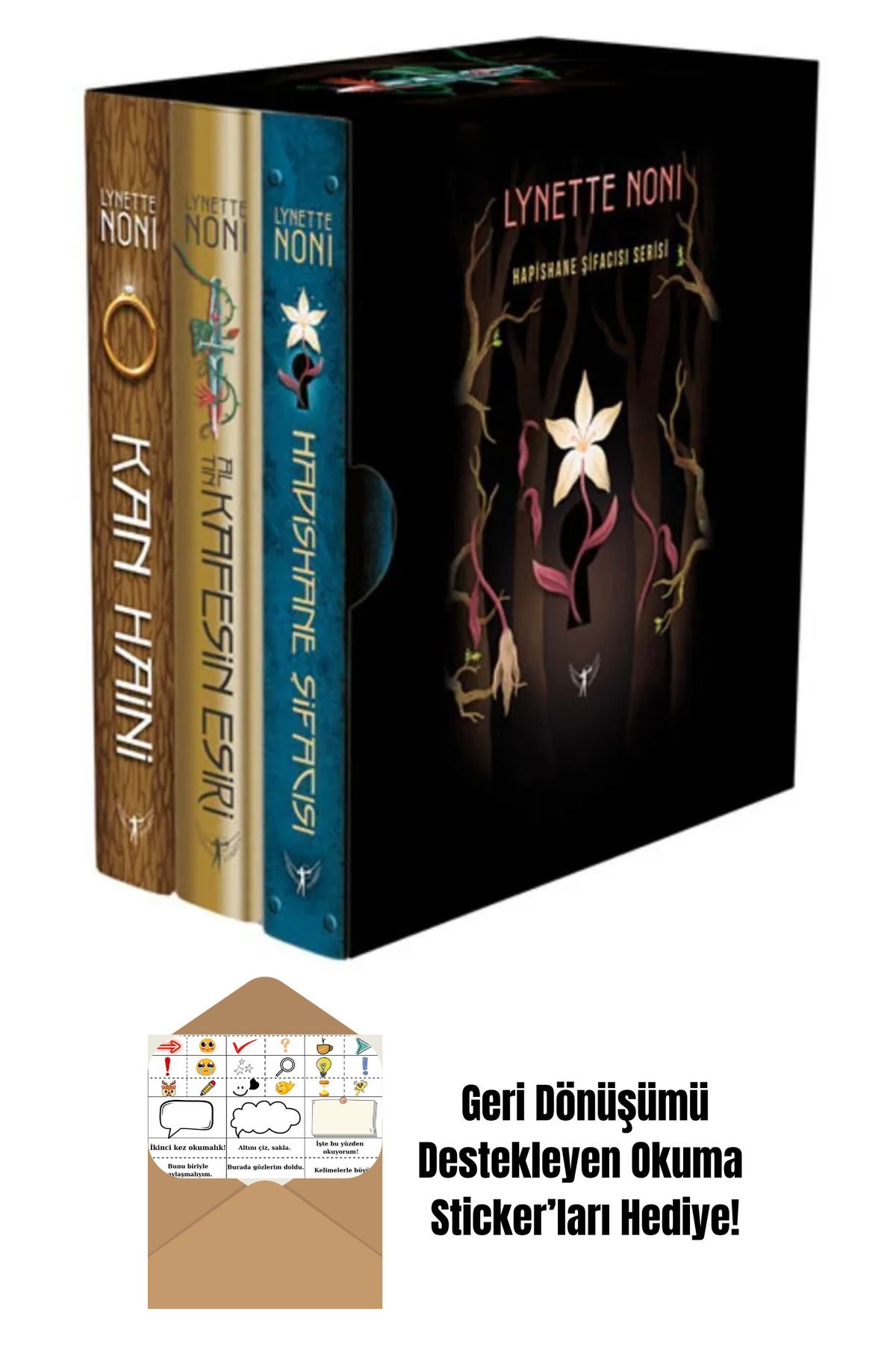 Artemis Yayınları Hapishane Şifacısı Serisi 3 Kitap Set + Okuma Sticker'ları