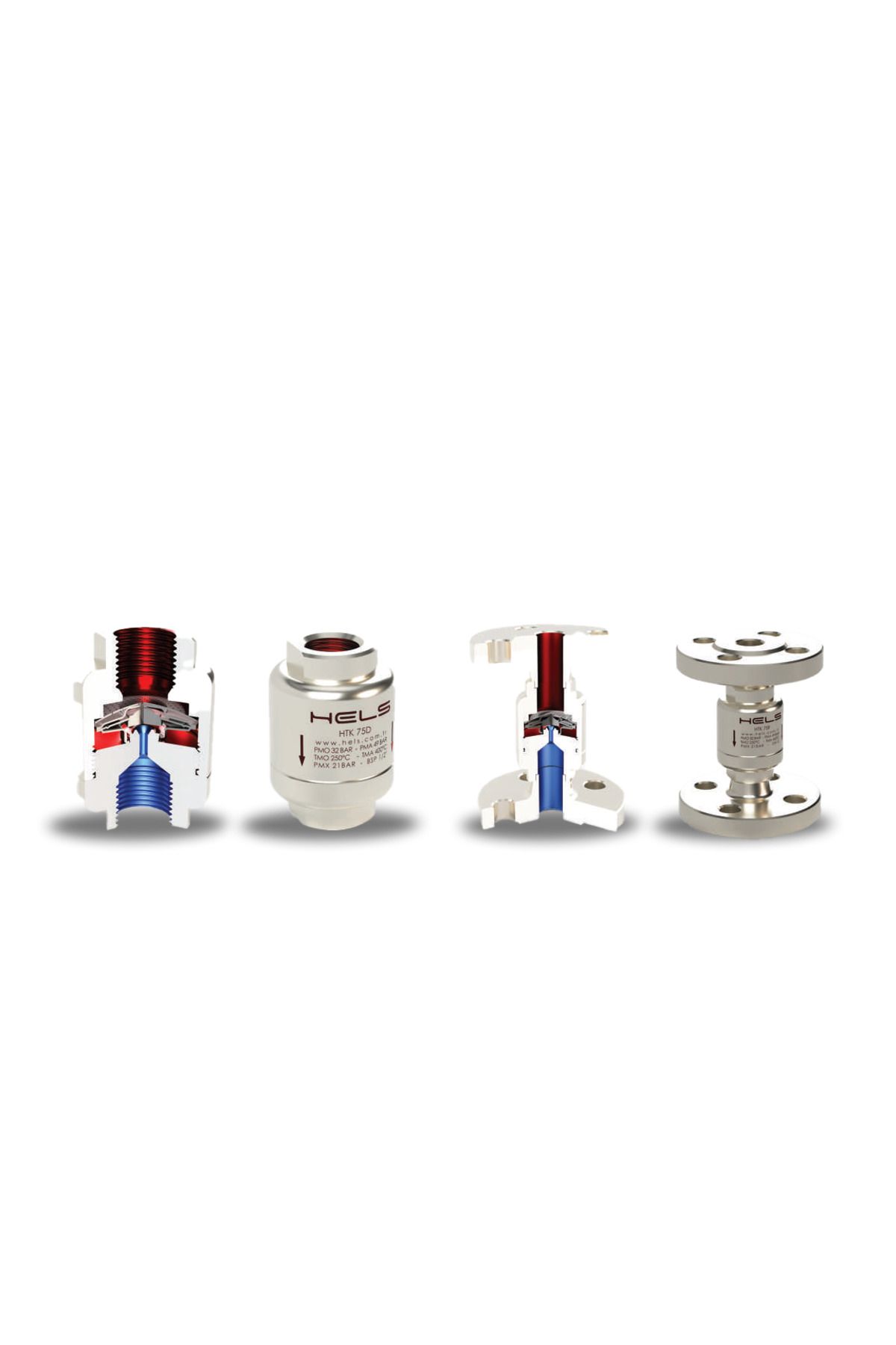 HELS HTK-75 Termostatik Kondenstop Hava Tahliyeli Dişli