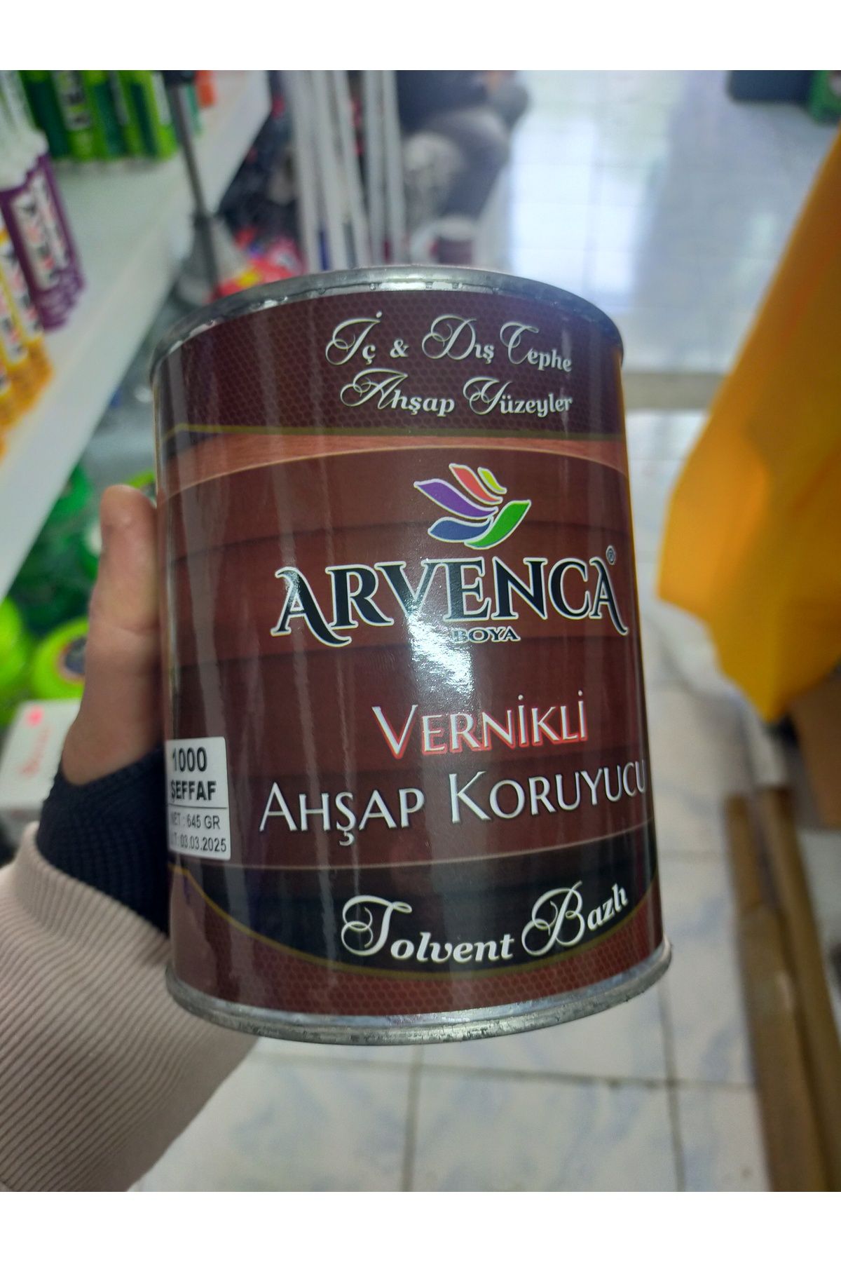arvencas Arvenca vernikli ahşap koruyucu şeffaf 645 gr