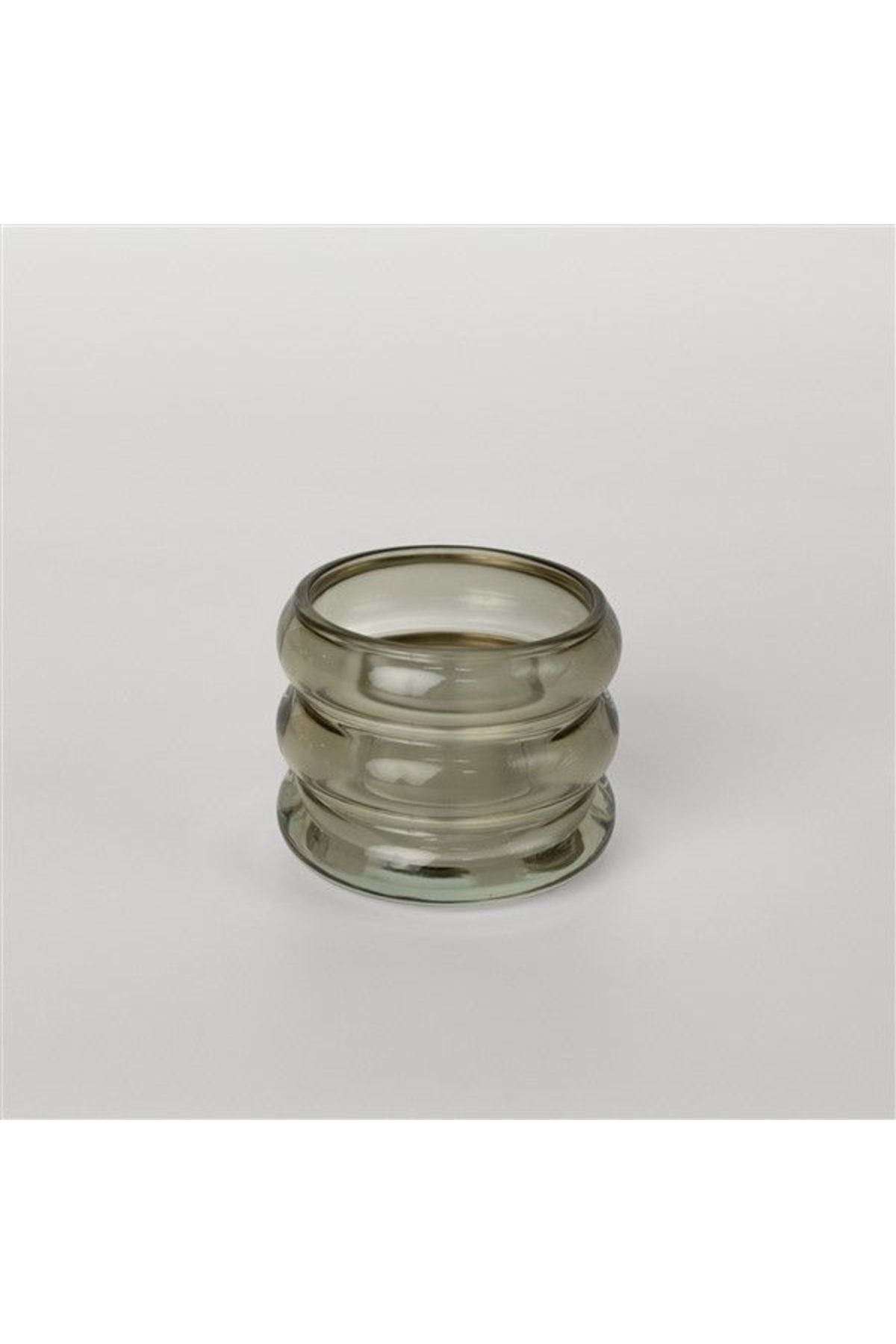 Linens Acton 8x8x6,5 cm Mumluk Füme