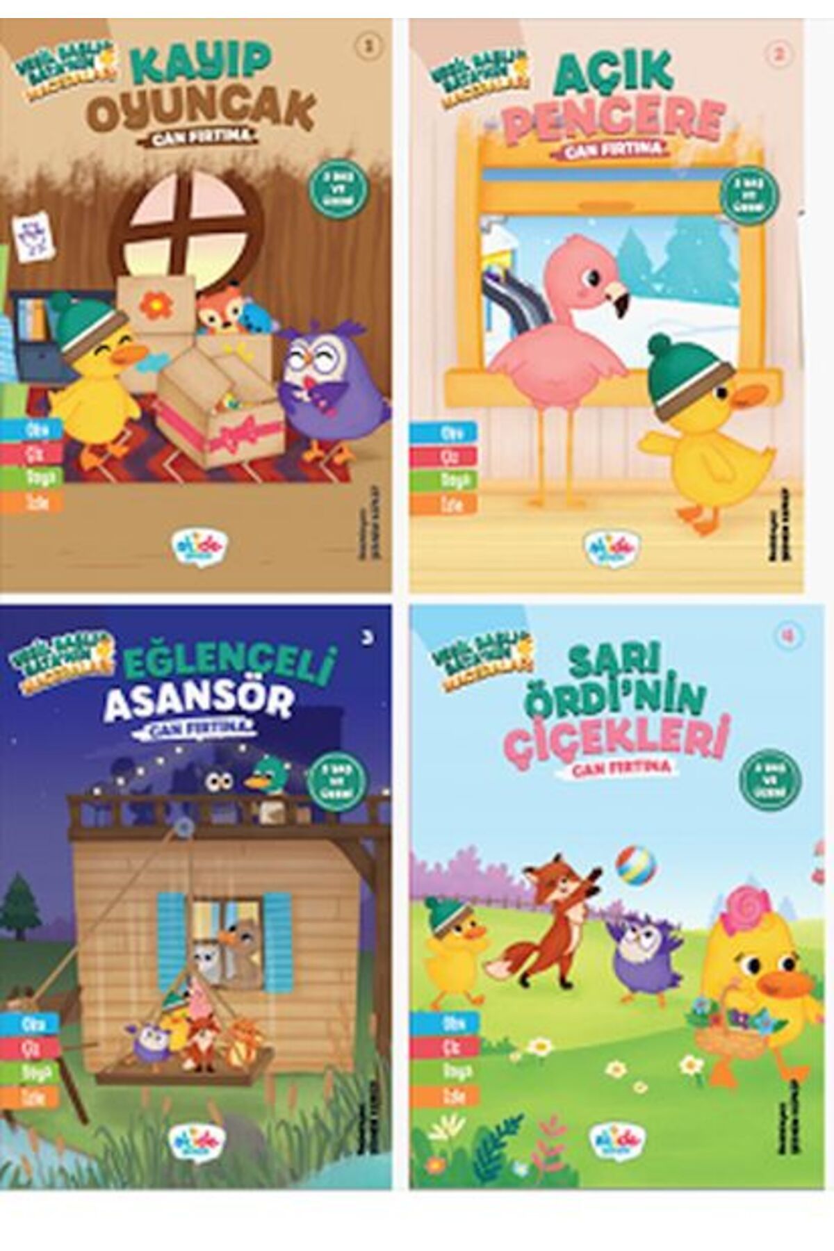 Akide Şekeri Yeşil Başlı Batanın Maceraları Serisi (4 Kitap)