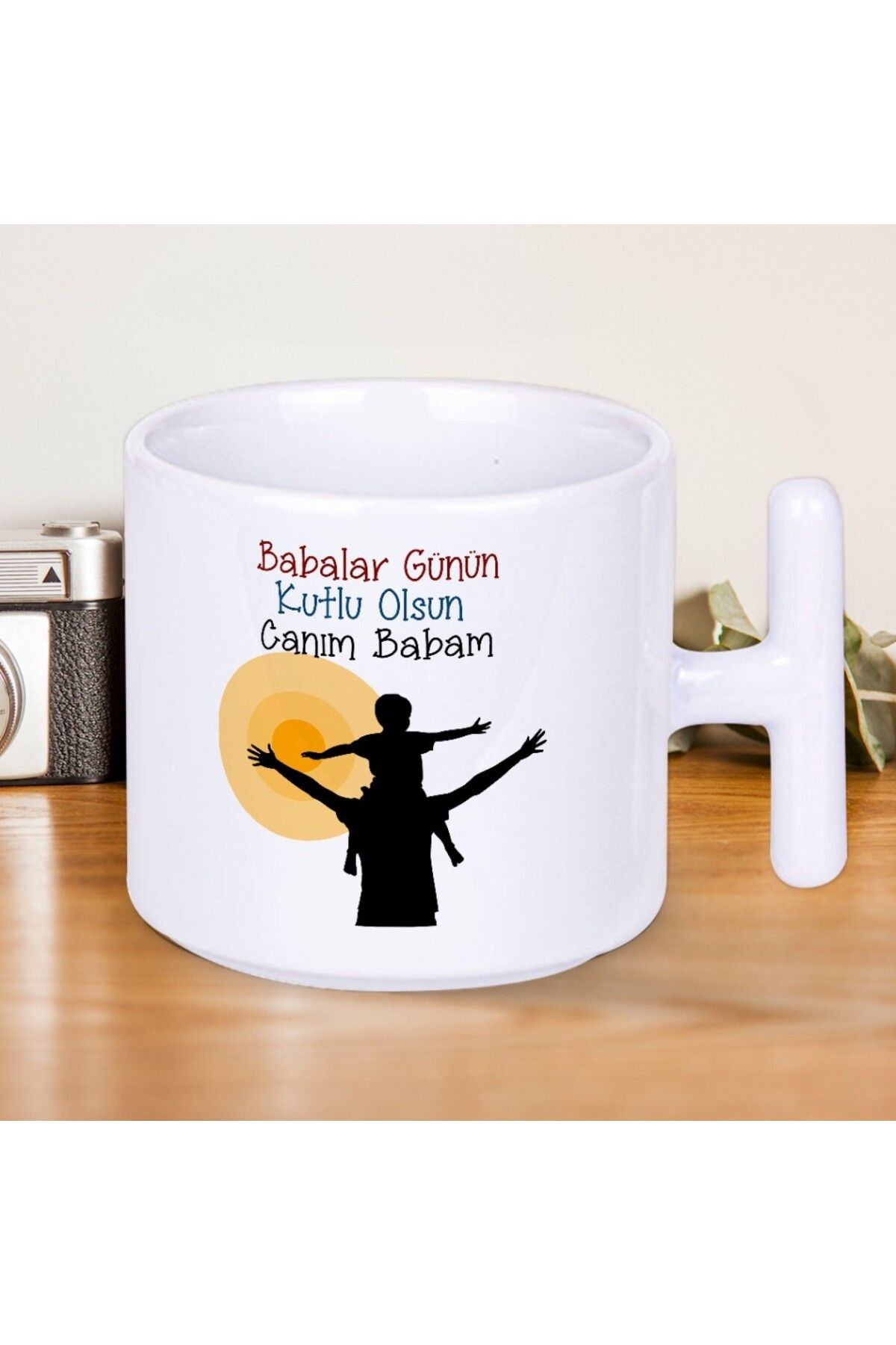 Nostaljik Lezzetler Babalar Günün Kutlu Olsun Canım Babam Baskılı Babalar Günü T Kupa Bardak