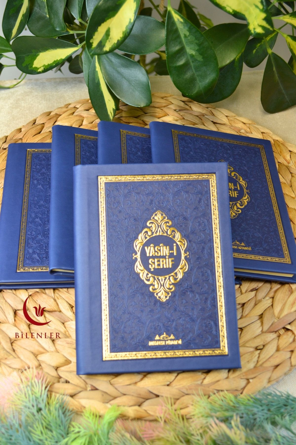 Bilenler Yasin Kitabı Termoderi Kaplı-Arapça Türkçe Okunuşlu ve Mealli–Mevlid ve Bebek Hediyeliğii (5 Adet)