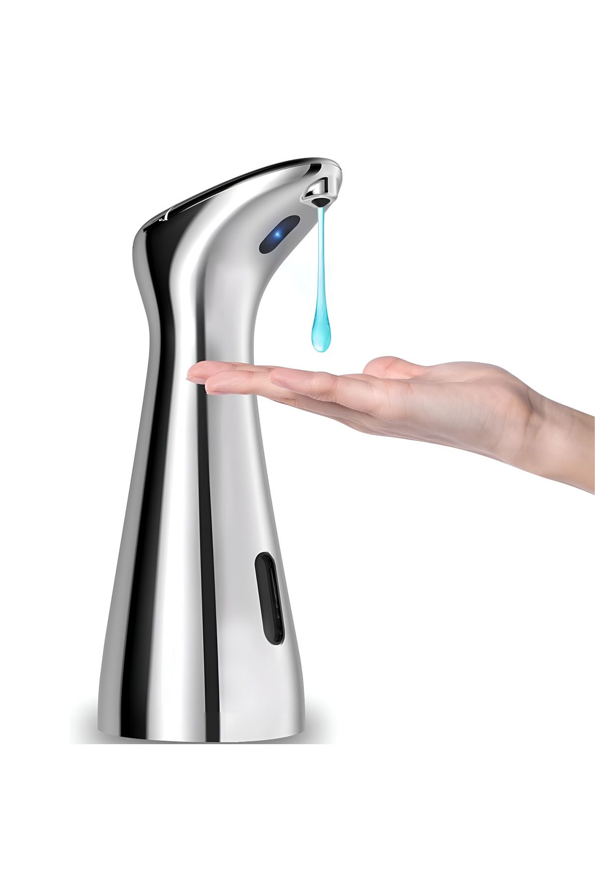 ZEQAS-Dozator Automat Săpun Lichid ZEQAS Touchless Senzor, ABS, PC, Impermeabil, Baie, Bucătărie, Argintiu 1