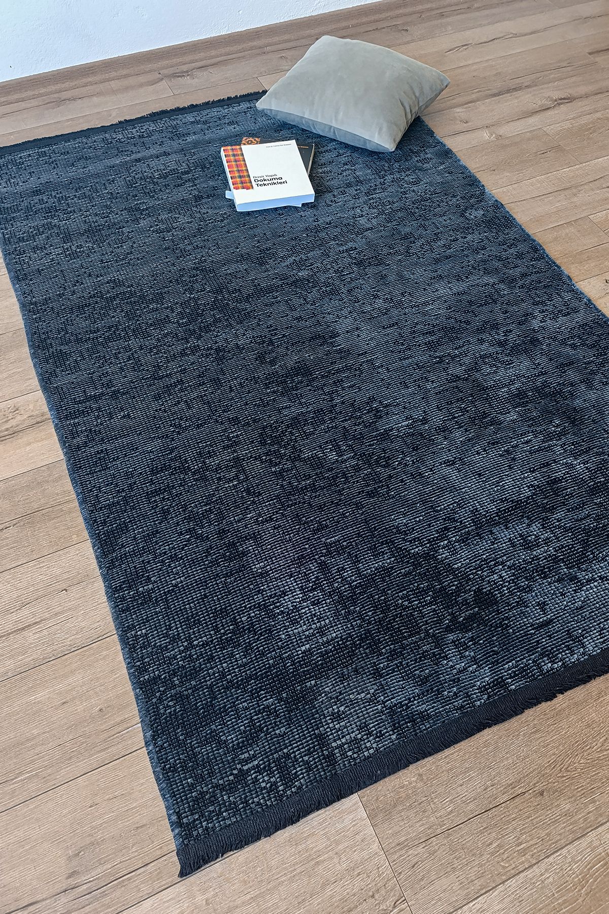 Melina Carpet Riva Pamuklu Kaymaz Taban Dokuma Kilim & Dekoratif Kilim & Yıkanabilir Kilim & Leke Tutmaz