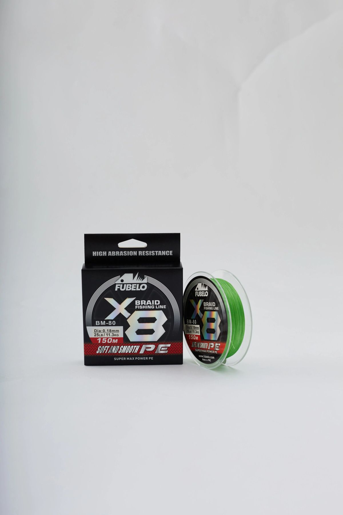fubelo BRAID LINE 8X GREEN 0.14 MM