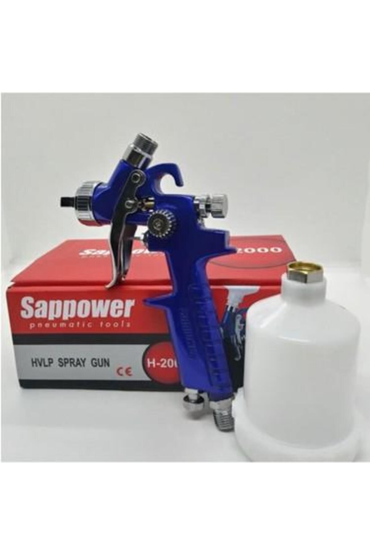 Voylet Sappower H2000 Profesyonel Gölge Boya Tabancası – 125 ml HVLP Mini Boya Tabancası 1 MM