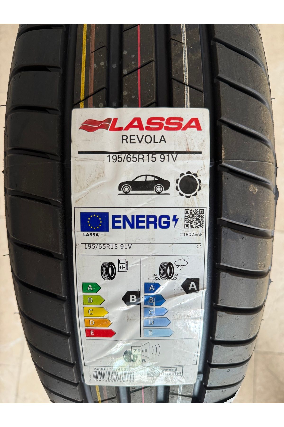 Lassa / 195/65R15 (REVOLA) 2025 YAZ LASTİĞİ