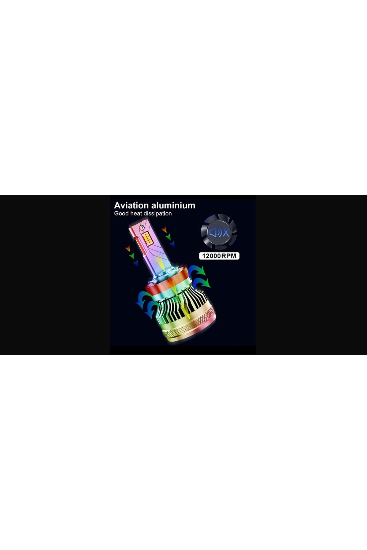 AUTOREY-Becuri auto LED SUPER CSP H4, iluminare 360° cu cipuri CSP, 6000K, alb rece, 136W, 30000LM, Canbus 5