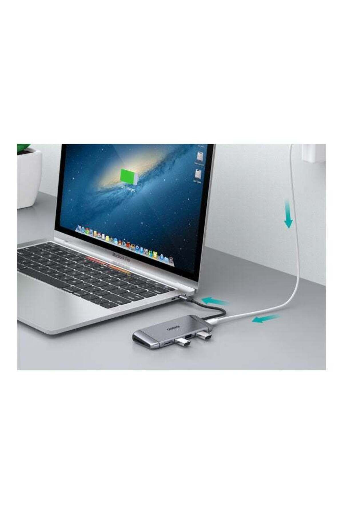 Taimi-USB C To 3 USB A And HDMI Hub 2