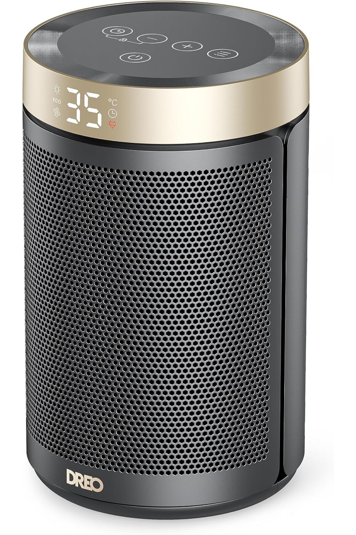 Dreo Atom 316 Elektrikli Isıtıcı, 1500W Sessiz Seramik Fan, Termostatlı, 12H Zamanlayıcı