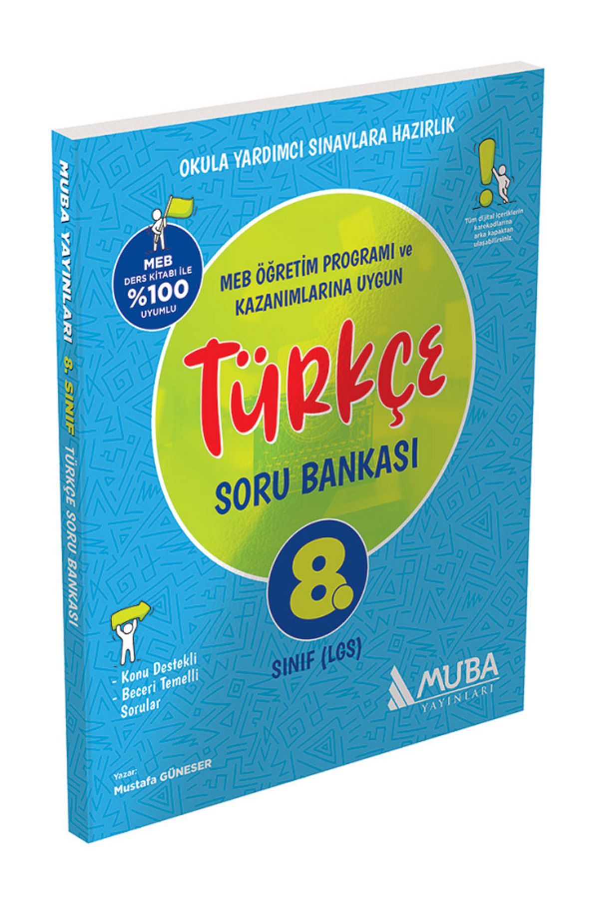 Evrensel İletişim Yayınları 8.Sınıf MUBA Türkçe Soru Bankası / Konu Destekli + Beceri Temelli Sorular + Okula Yardımcı