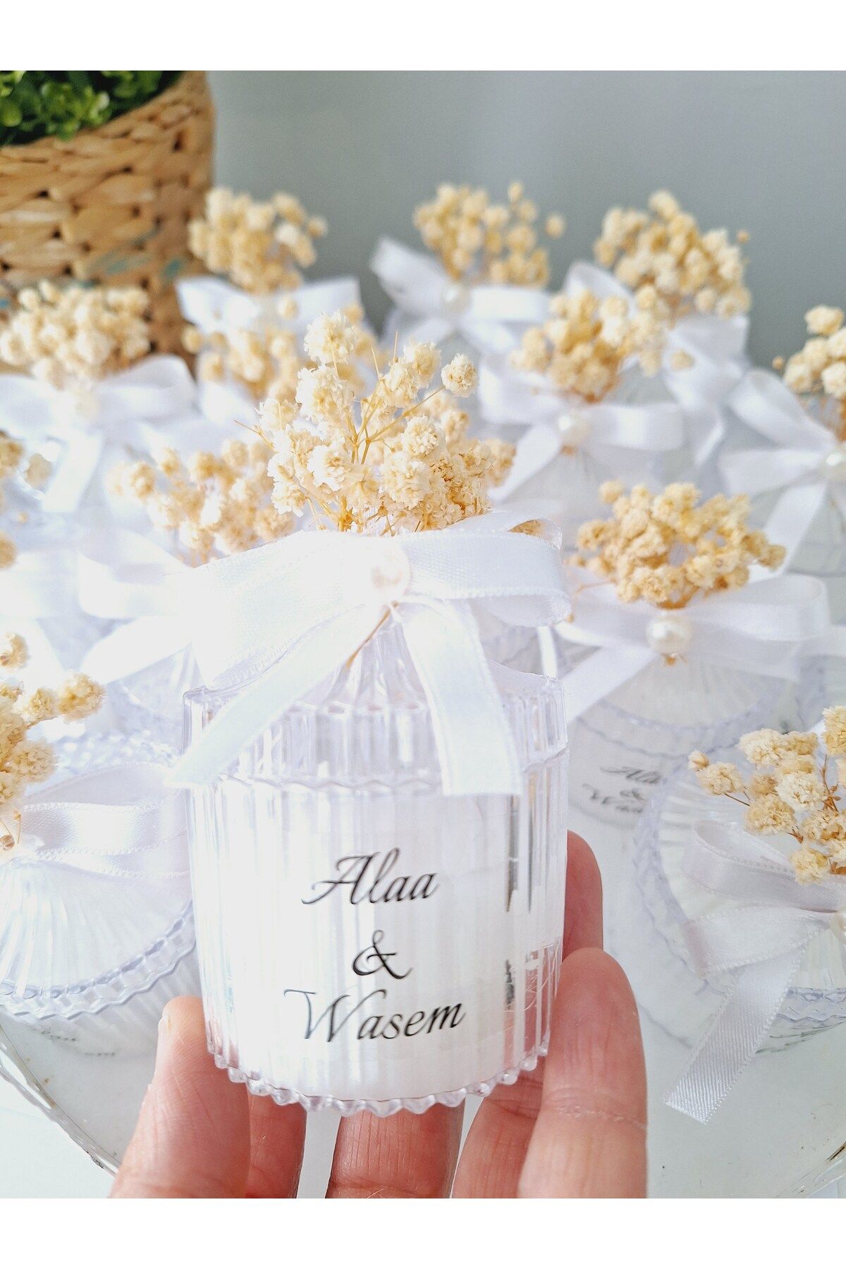 Yakamoz Style Mum şekerlik söz,nişan,nikah,hediyelik 15 adet