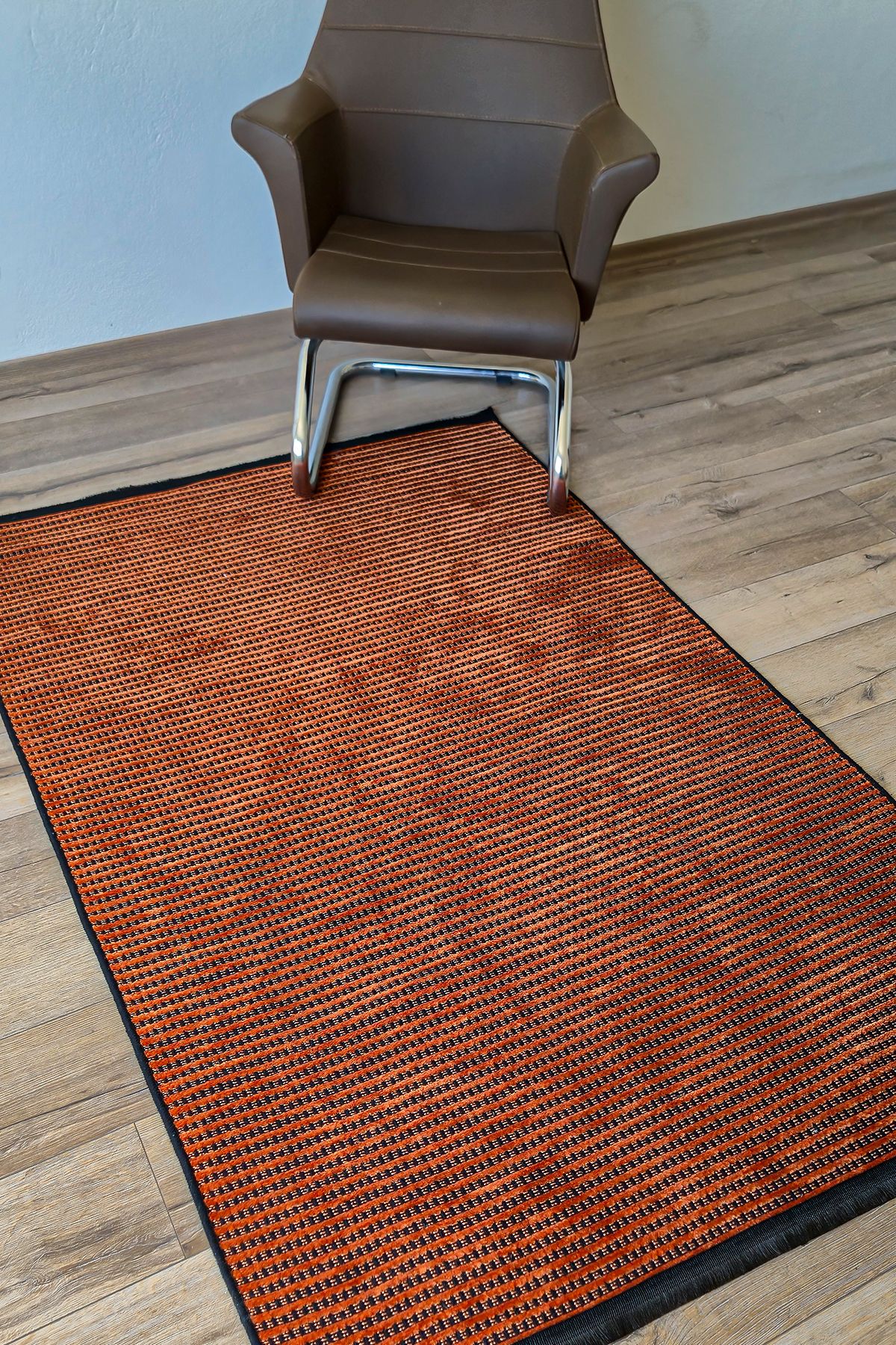 Melina Carpet Lusso Pamuklu Kaymaz Taban Dokuma Kilim & Dekoratif Kilim & Yıkanabilir Kilim & Leke Tutmaz