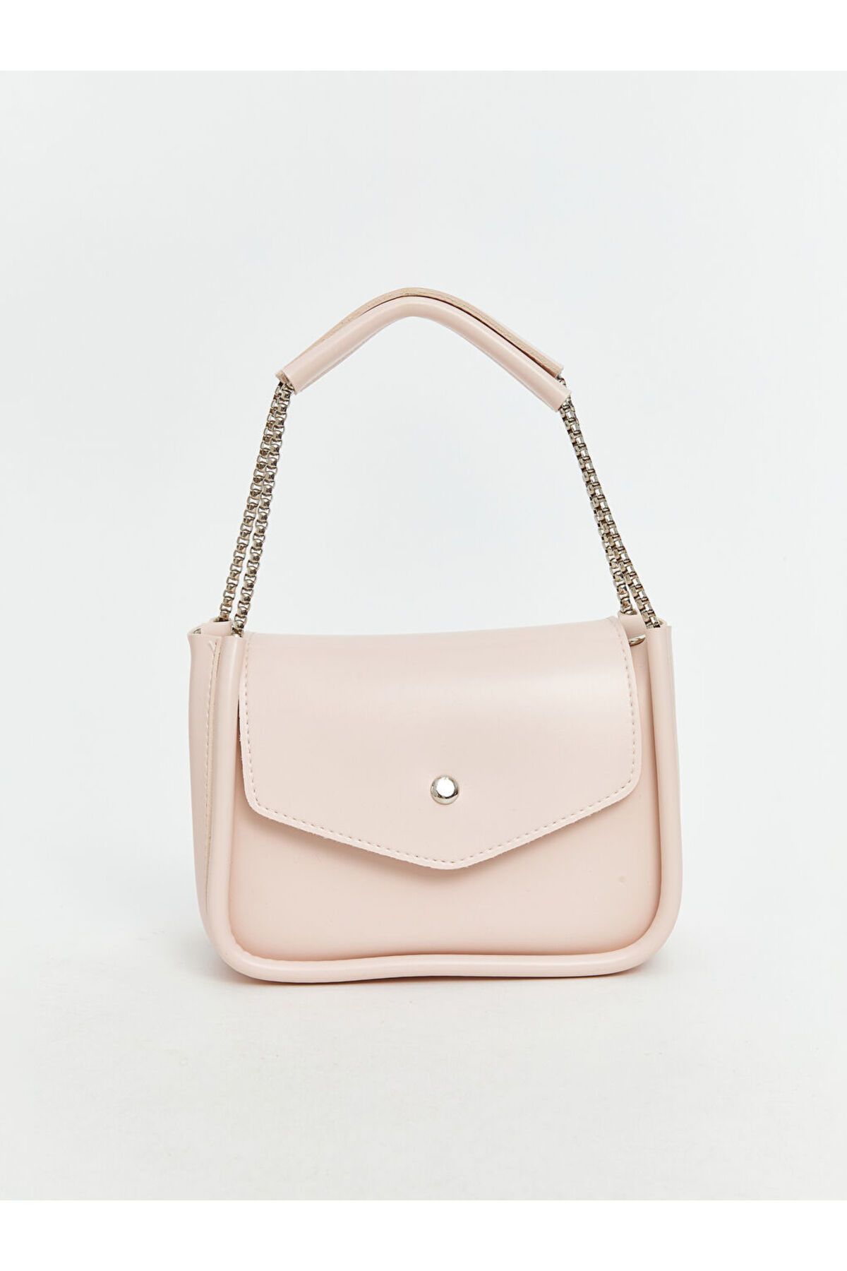 LC Waikiki LCW ACCESSORIES Pembe Deri Görünümlü Kadın Omuz Çantası