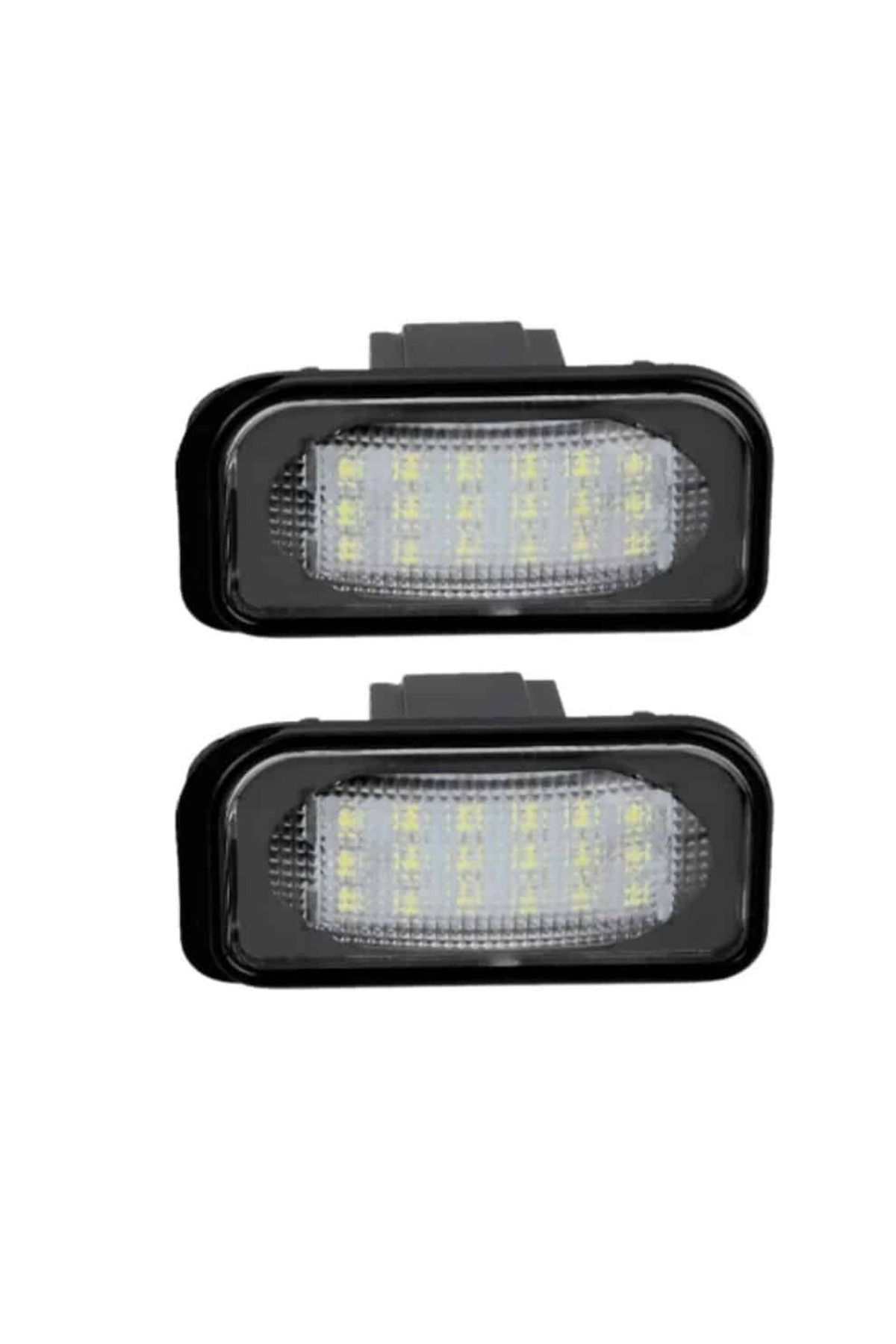 AUTOREY-Set 2 LED License Plate Lights for Mercedes C Class W203 4D E Class W211 CLS Class W219 Canbus 1