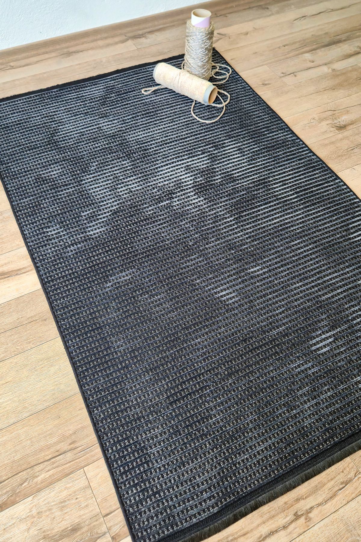 Melina Carpet Lusso Pamuklu Kaymaz Taban Dokuma Kilim & Dekoratif Kilim & Yıkanabilir Kilim & Leke Tutmaz