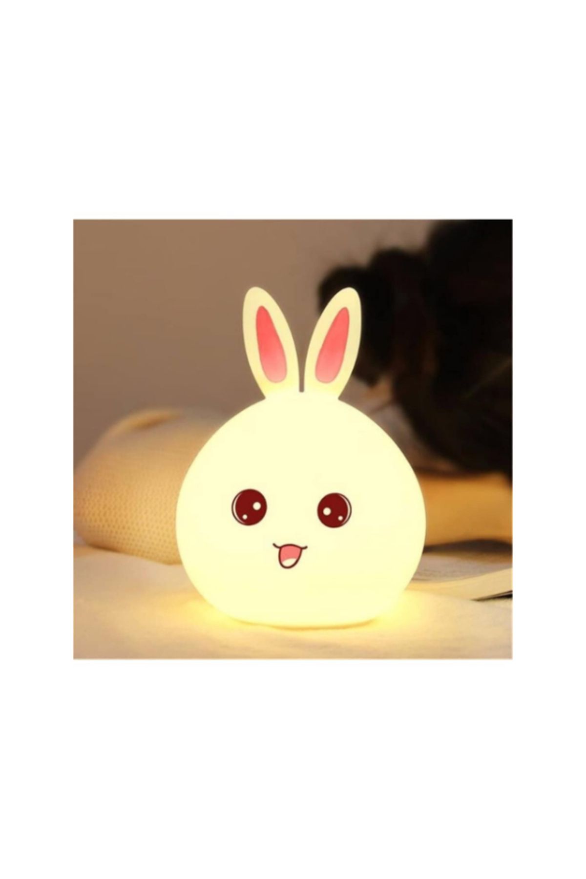 Shopyzone Sevimli Tavşan Tasarımlı Gece Lambası