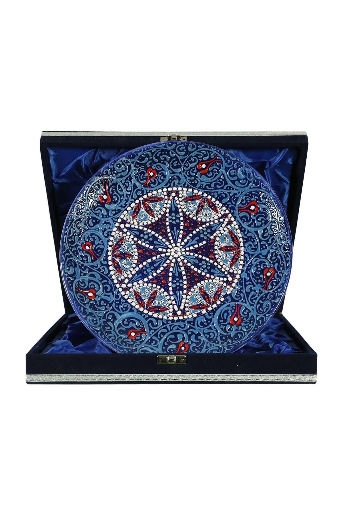 e38 EL İŞÇİLİĞİ ÇİNİ TABAK 25 CM - 6293