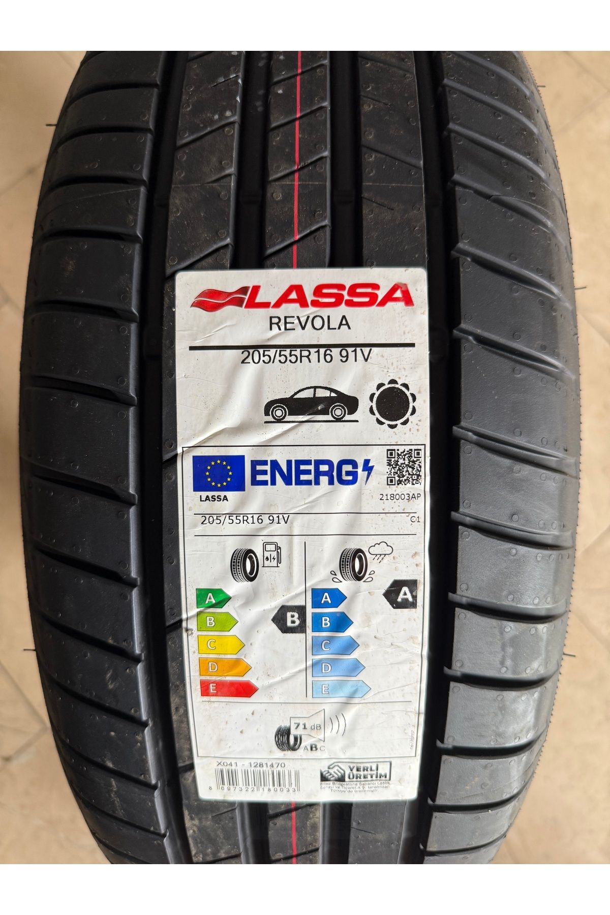 Lassa / 205/55R16 (REVOLA) 2025 YAZ LASTİĞİ