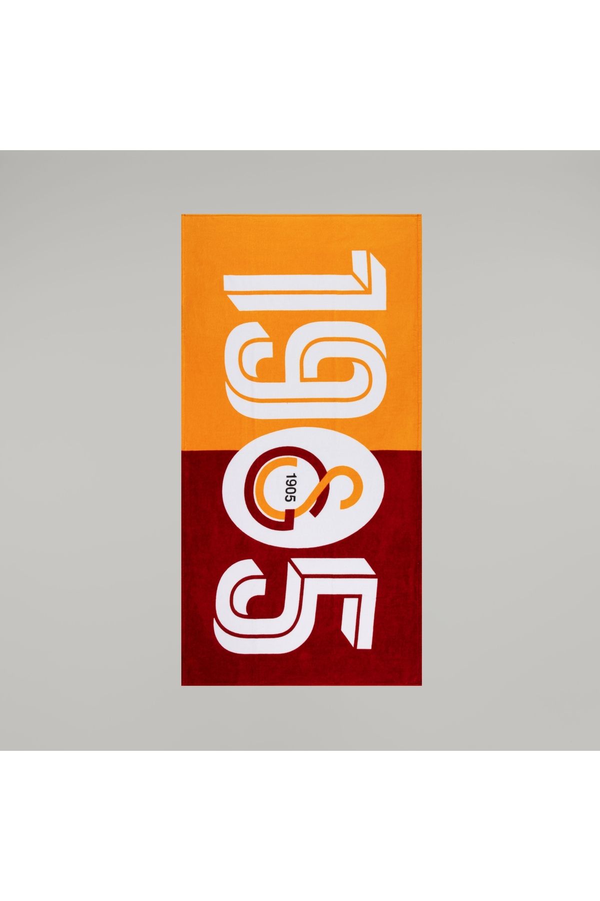 Taç Lisanslı Galatasaray 1905 Logo Pamuk 75x150 cm Plaj Havlusu