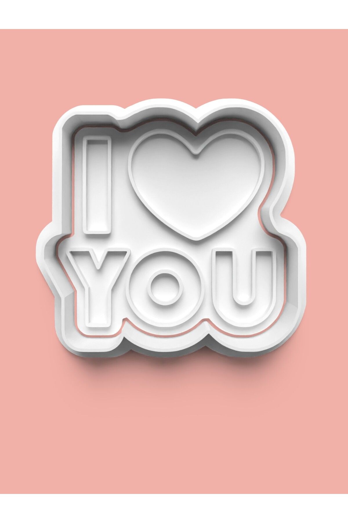 AKTASTORE I Love You Kurabiye Kalıbı