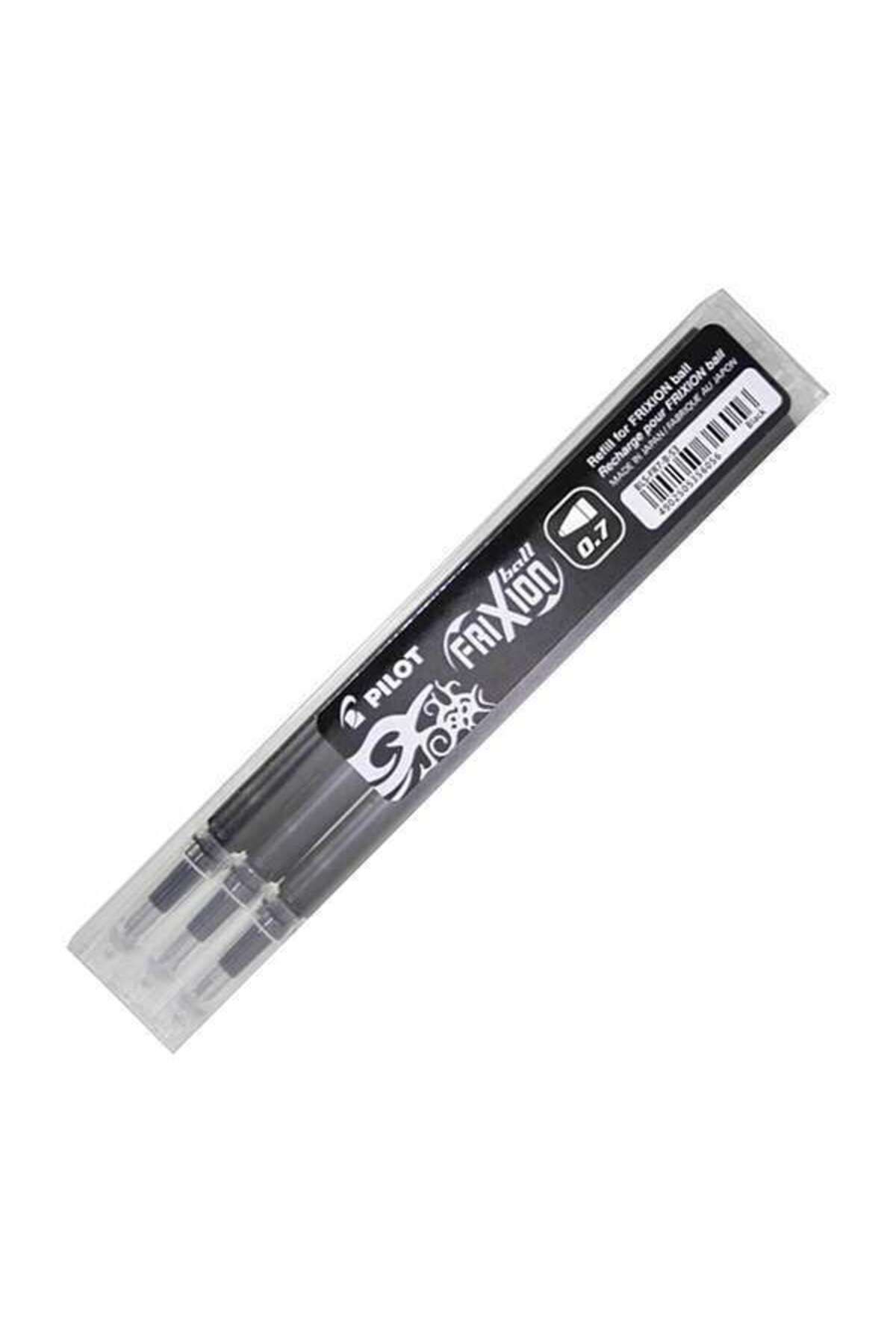 Pilot Frixion Ball 0.7 Refil Siyah 3'lü