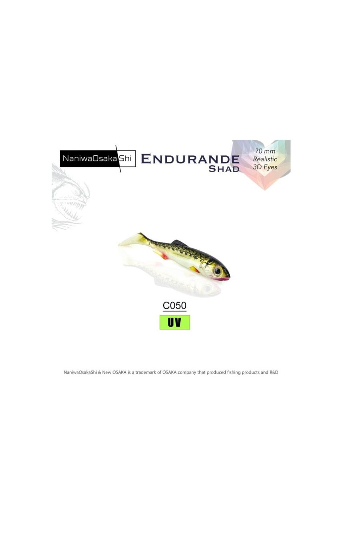 Osaka NANIWAOSAKASHI ENDURANDE SHAD 70MM C050