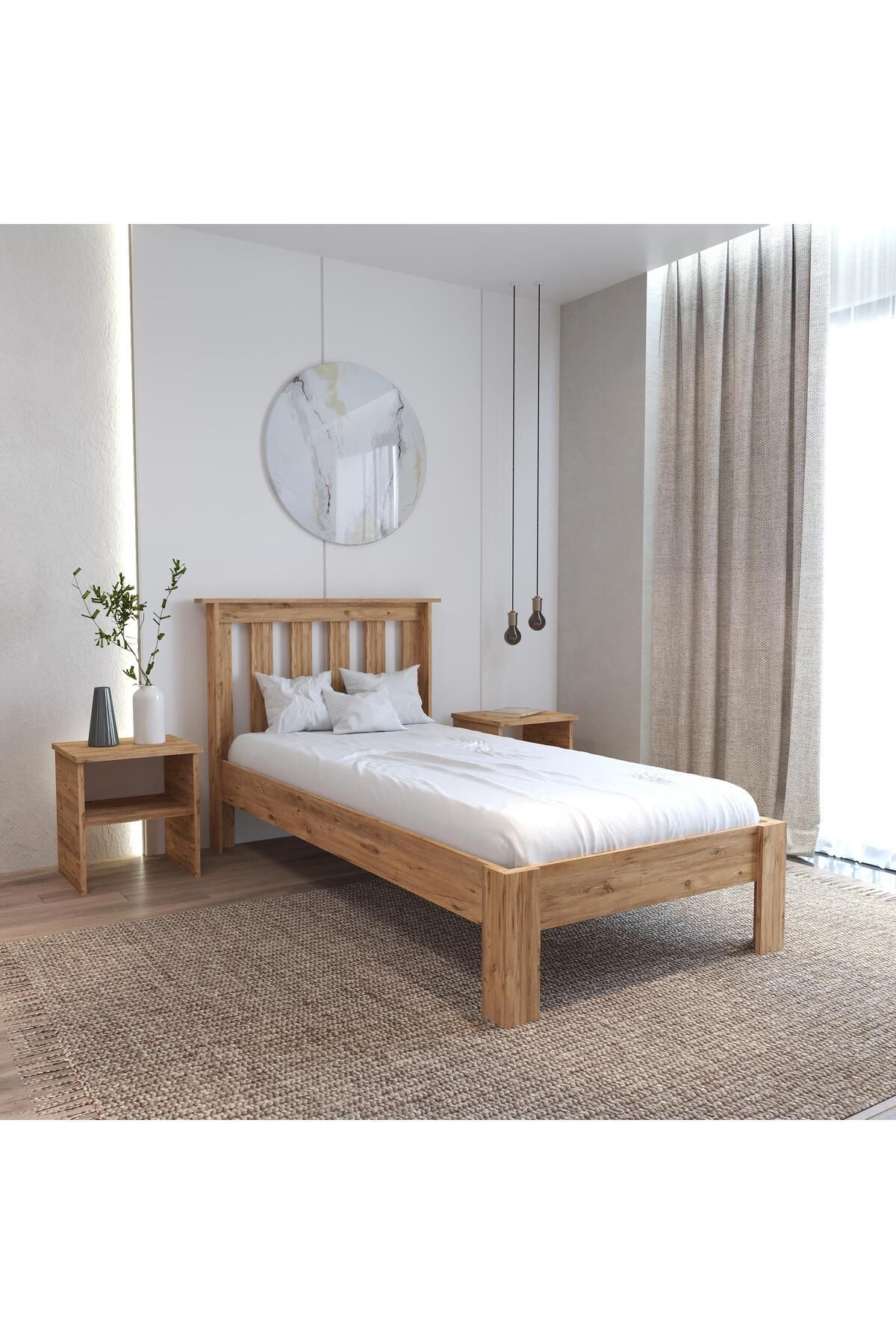 RENAZZO Shark New Atlantik MDF Karyola | Kolay Kurulum