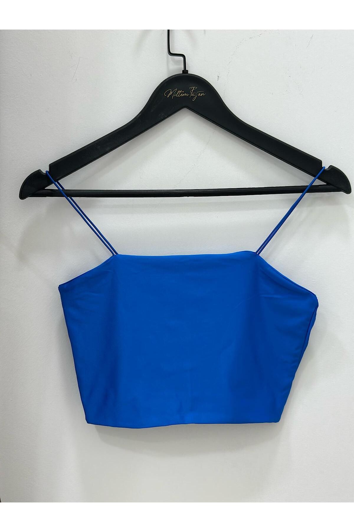 MELTEM TUĞAN Spagetti Askılı Crop SAKS