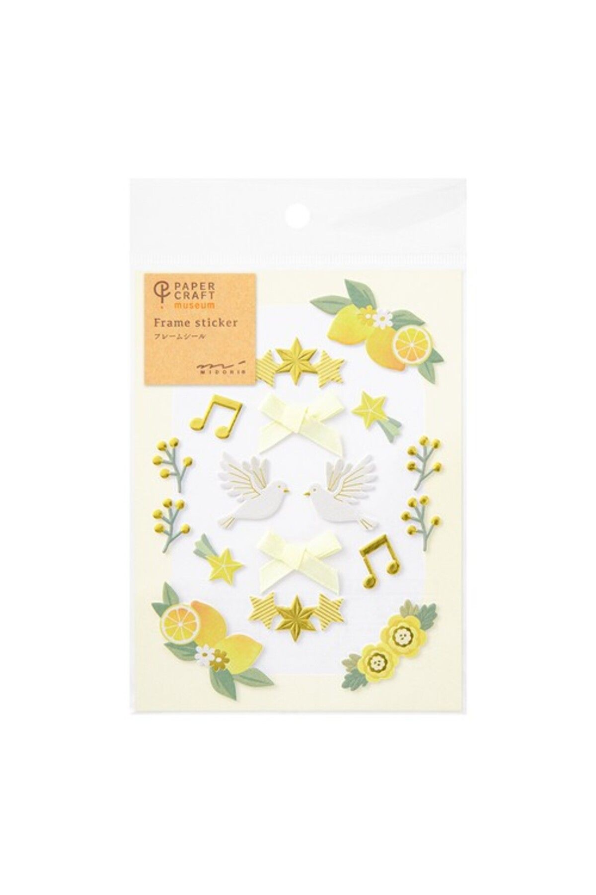 Midori Tasarım Kağıt El Sanatları Sticker Çıkartma - Kuş
