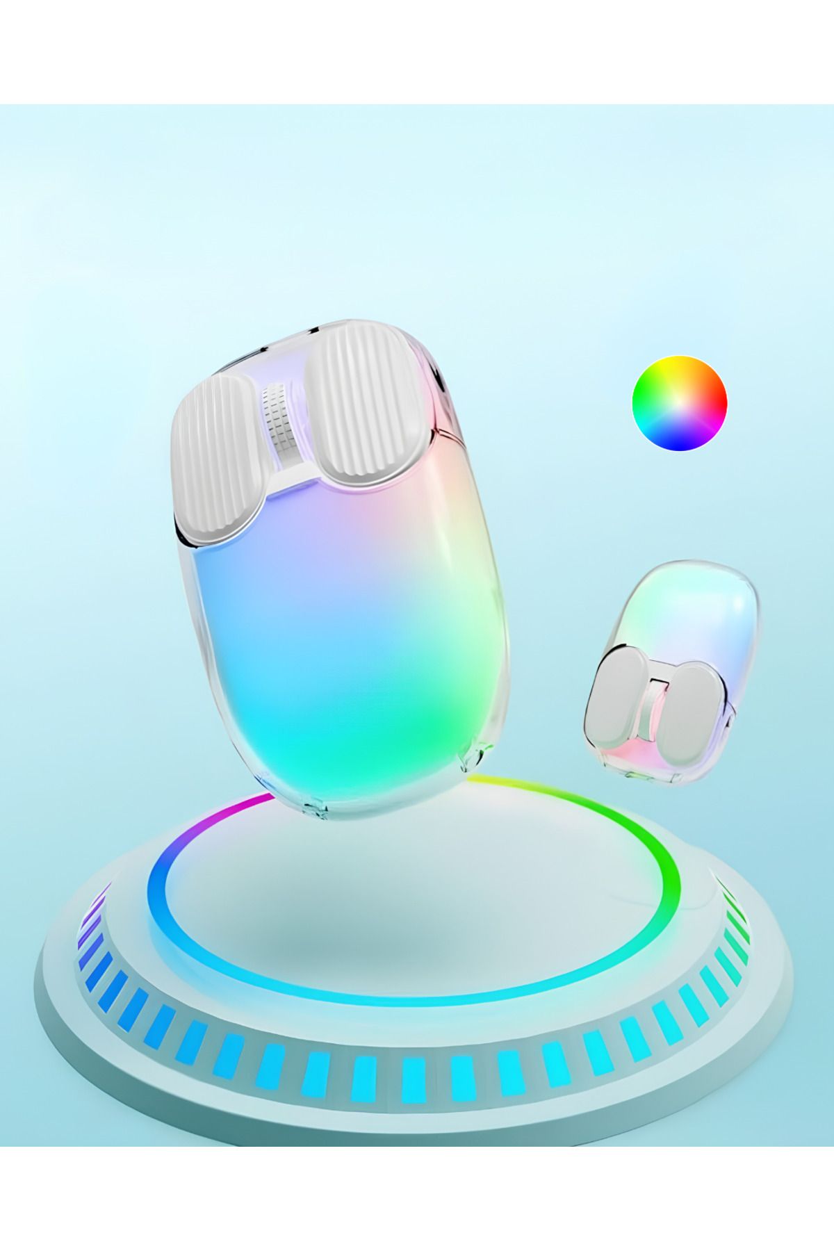 truebo Waterfall Wireless RGB Gökkuşağı Efektli Mouse