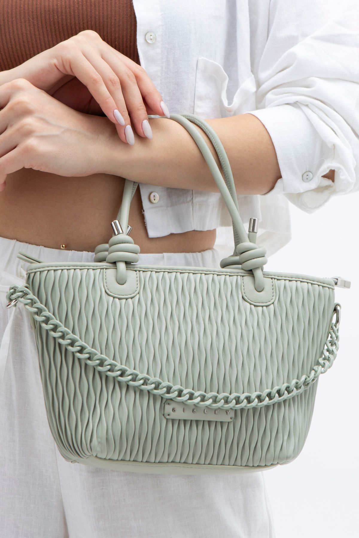 Sisley SİSLEY KADIN EL ÇANTASI SLY_207 STD Yeşil