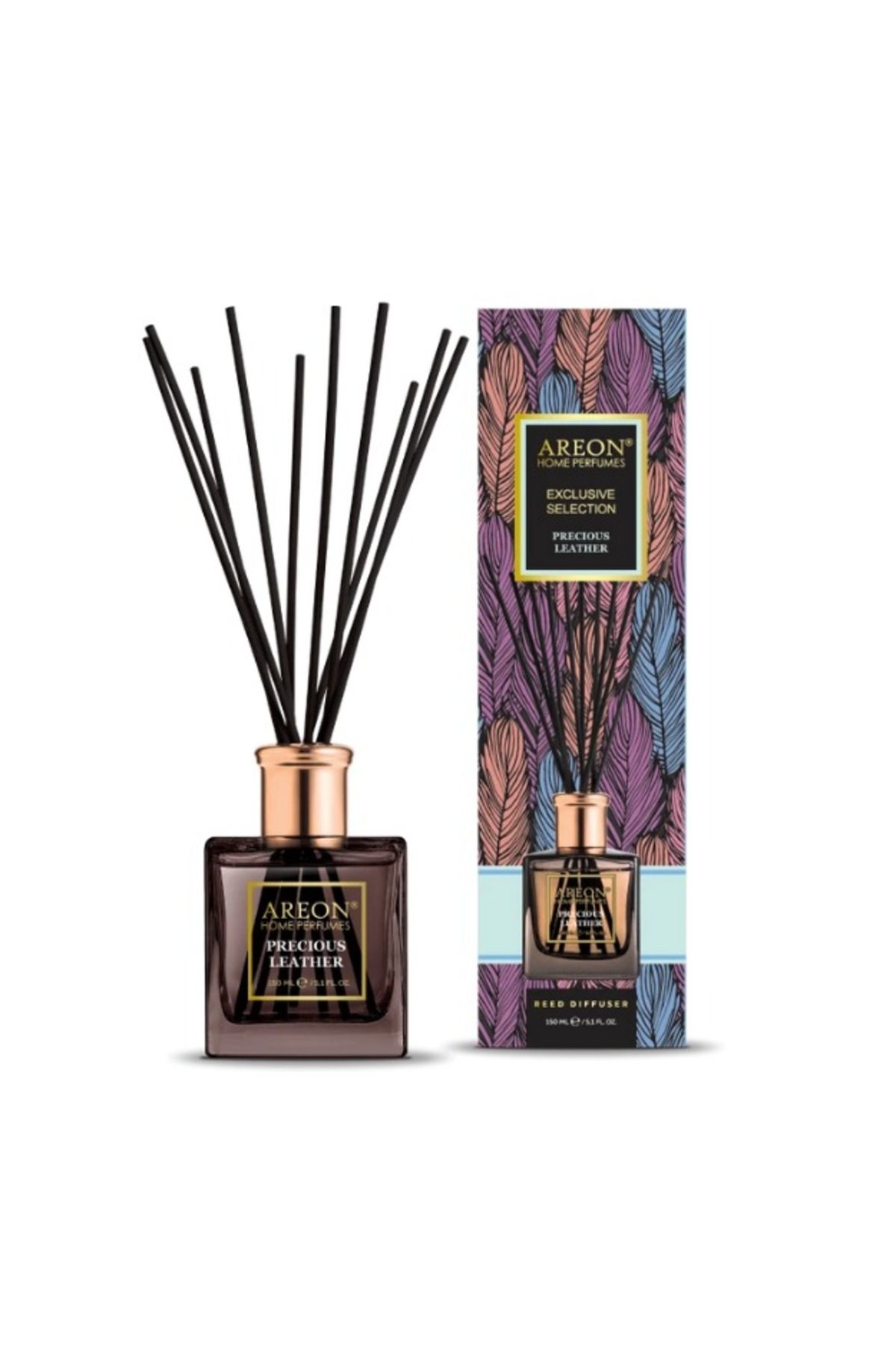 Areon Exclusive Selection Precious Leather 150 Ml Bambu Çubuklu Oda Kokusu