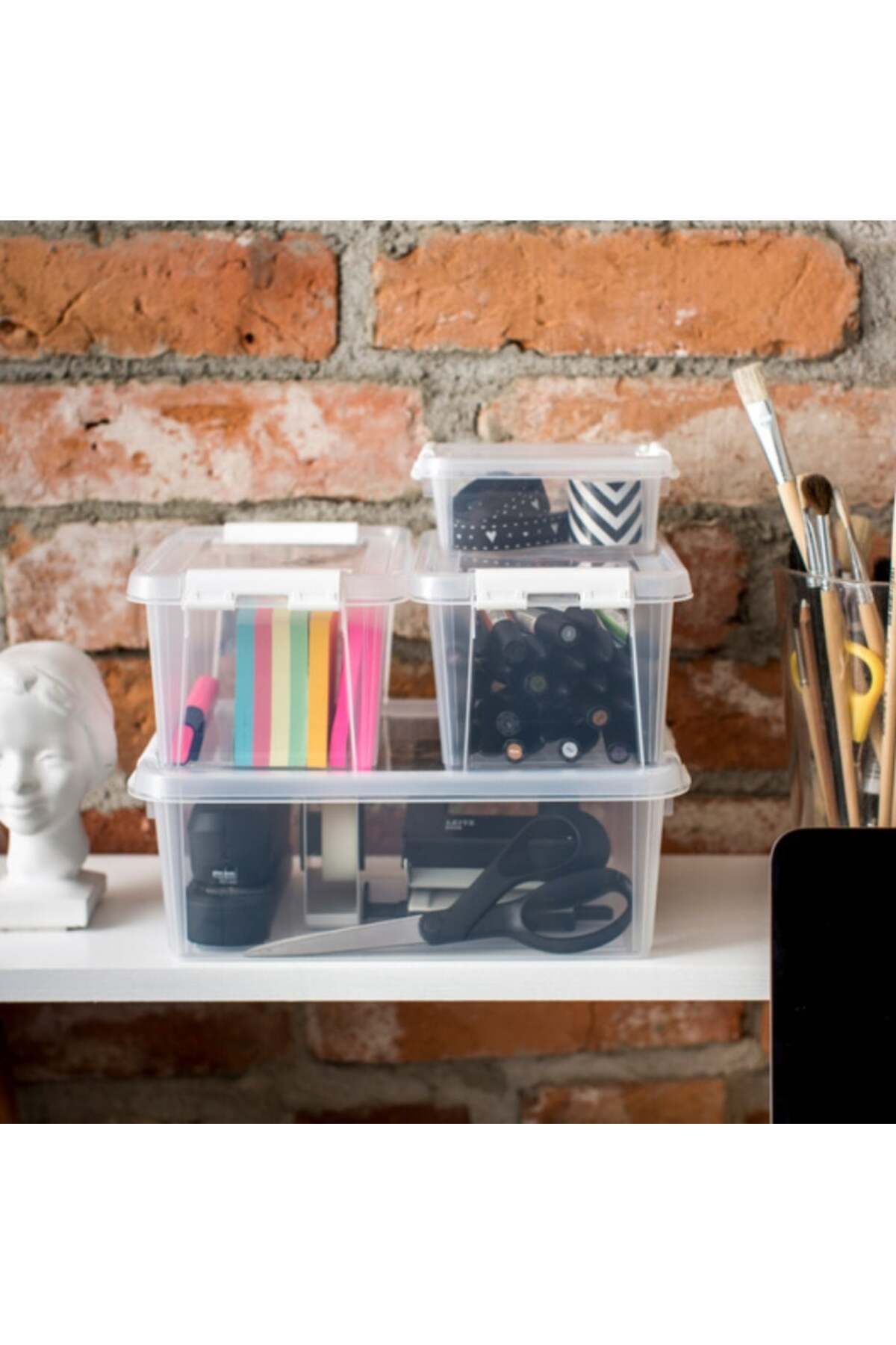 Orthex-Storage and organization box, with lid, SmartStore Home 3, BPA-free plastic, 21x17x15 cm 8