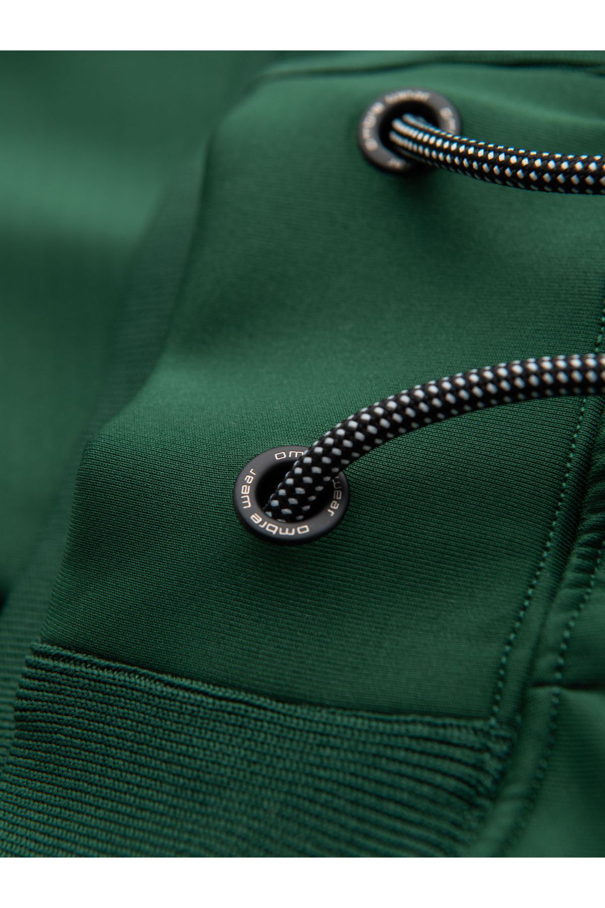 OMBRE-Herren Jogginghose Jogger mit Kontraststreifen - Dunkelgrün V7 OM-PASK-0229 S 8