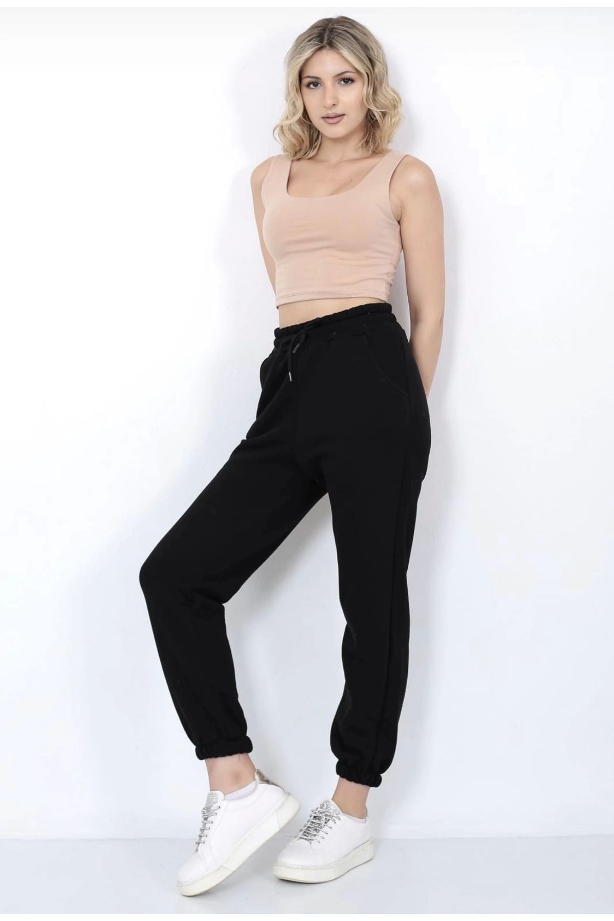 BellevieStore ŞARDONLU ÜÇ İPLİK EŞOFMAN