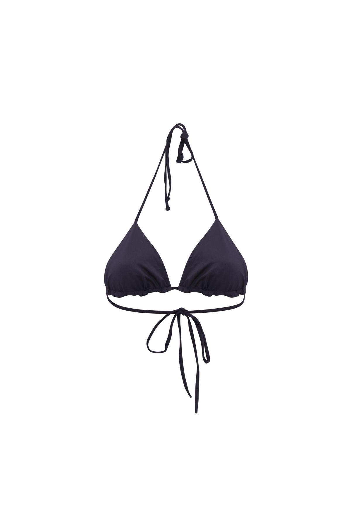 eva clothing Kadın Siyah Bikini Üst