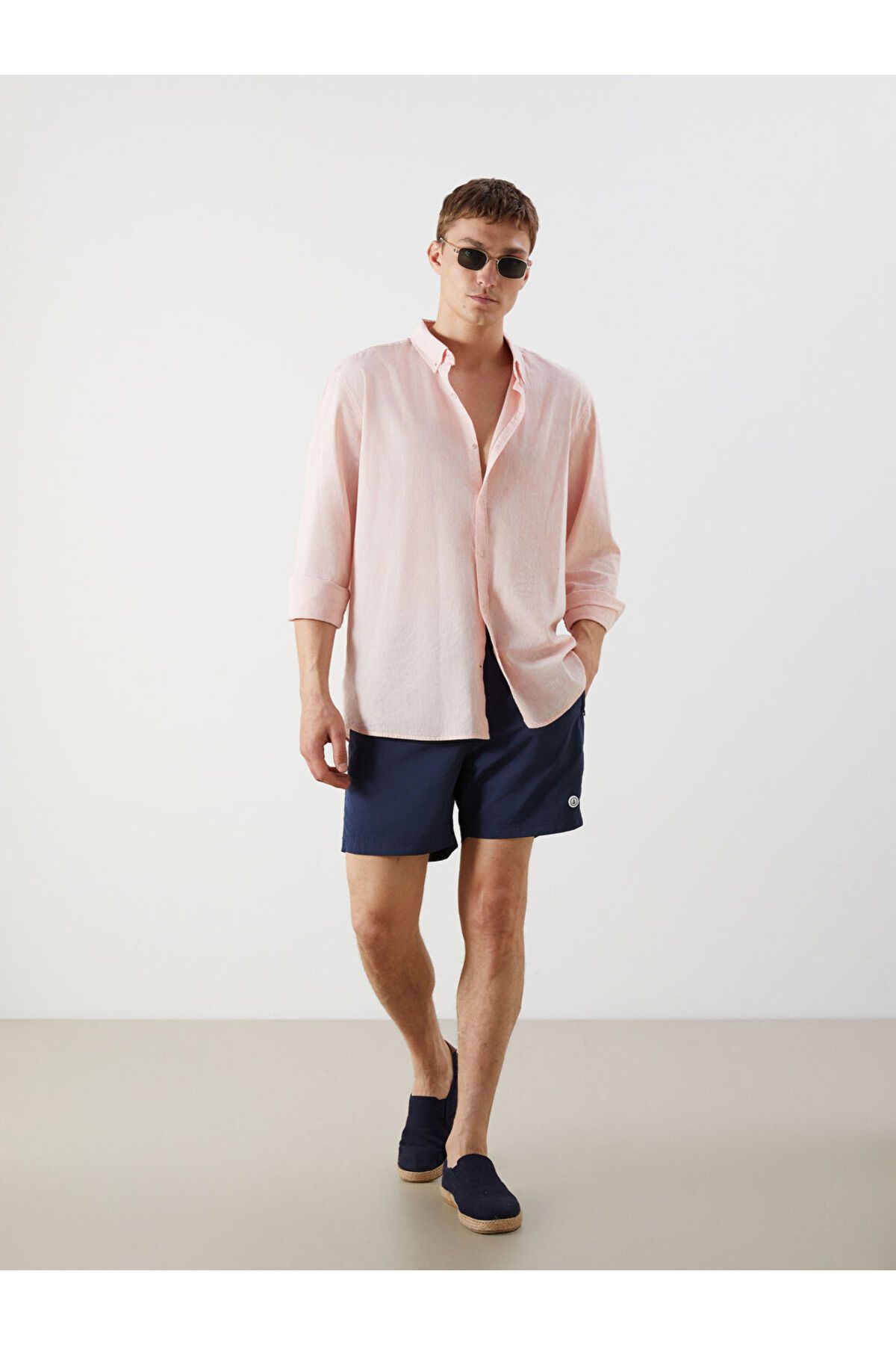 LC Waikiki Yeni Sezon Kisa Boy Baskili Erkek Deniz Sortu - S5J154Z8