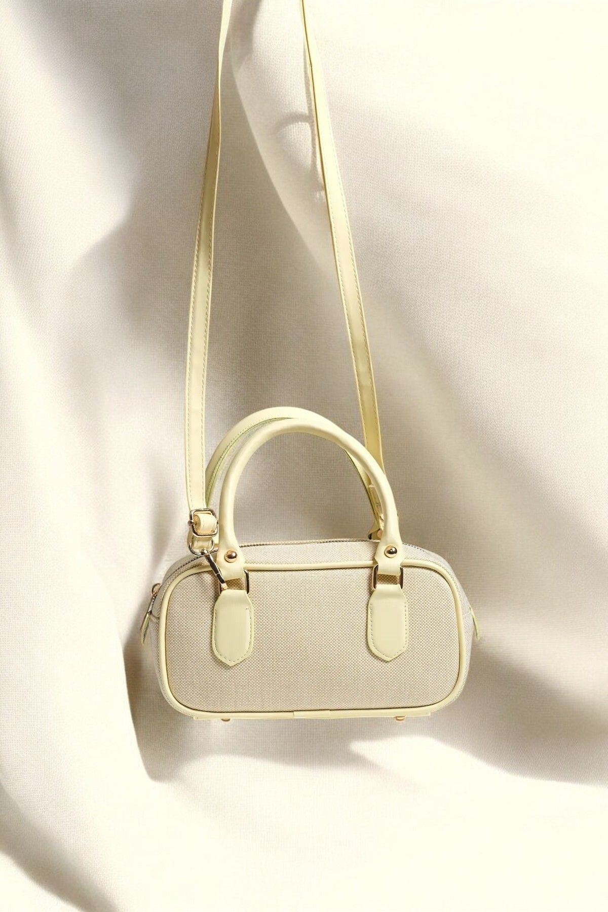777 FASHİON Kadın Hasır Görünümlü Mini Tote Çanta