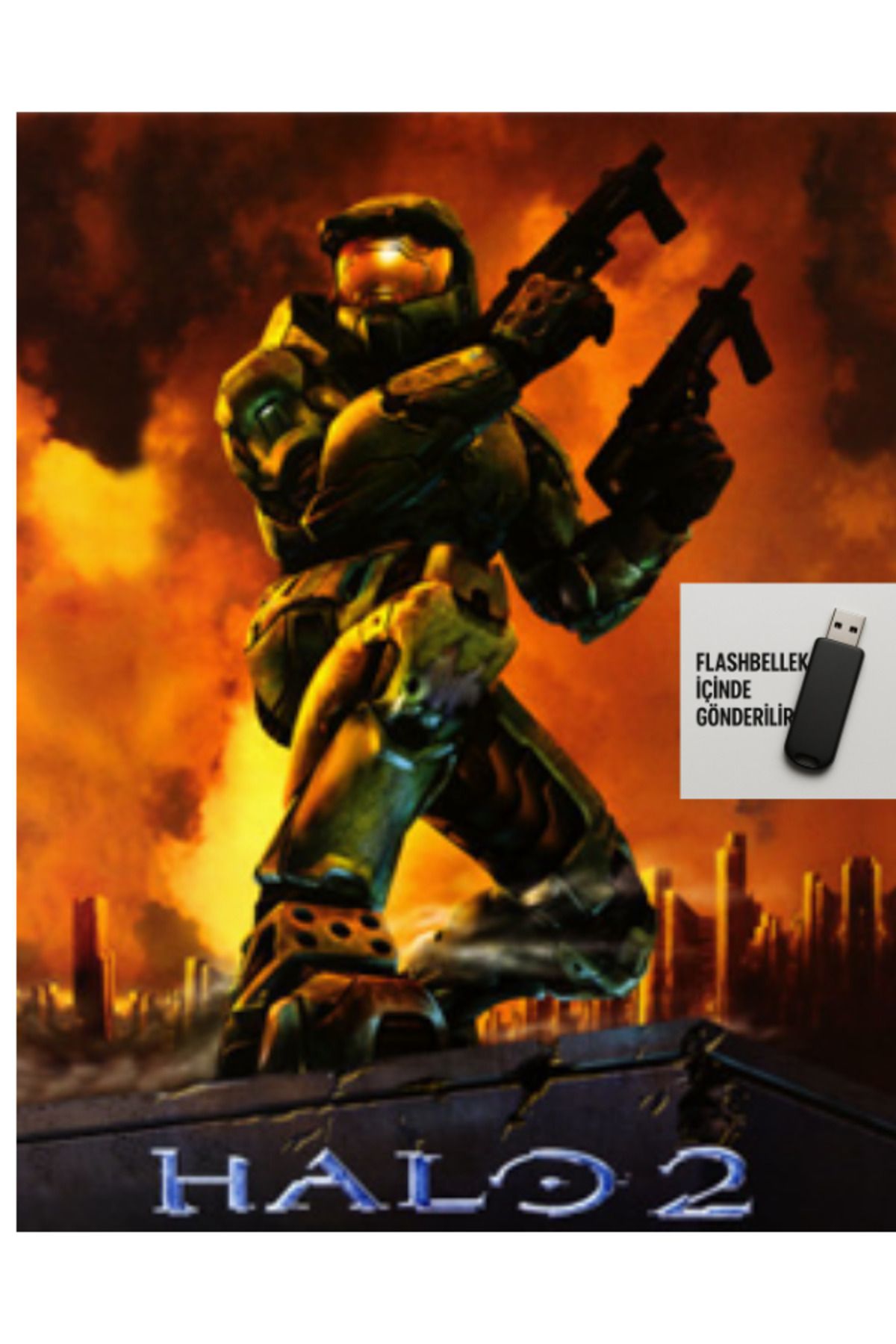 Tigdes 🎮 Halo 2 PC Oyunu | Kuruluma Hazır Flash Bellek | Windows Uyumlu Bilim Kurgu Aksiyon FPS