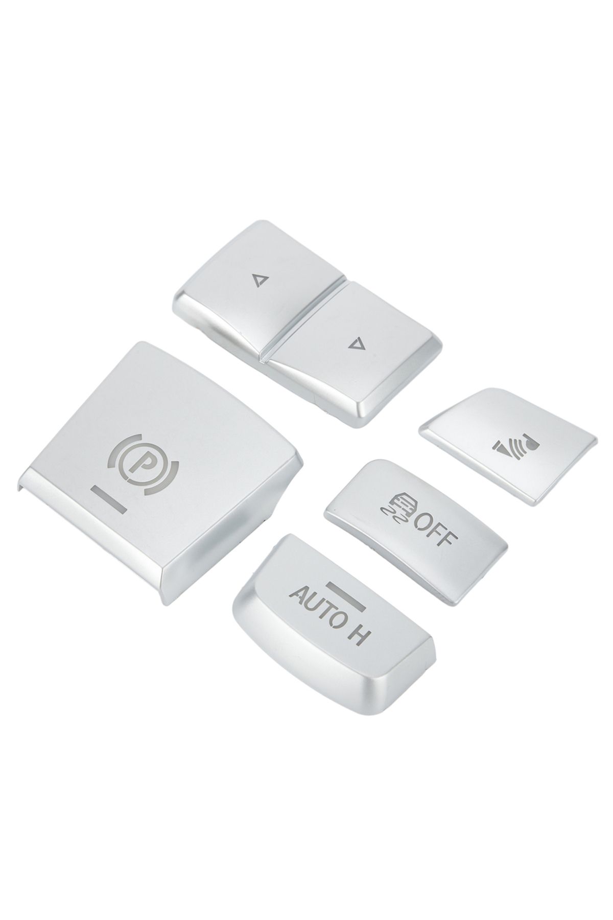 Choice-5pcs Handbrake Variable Speed Panel Side Switch P Button Cover Car Handbrake Button For BMW 5 6 S... 4