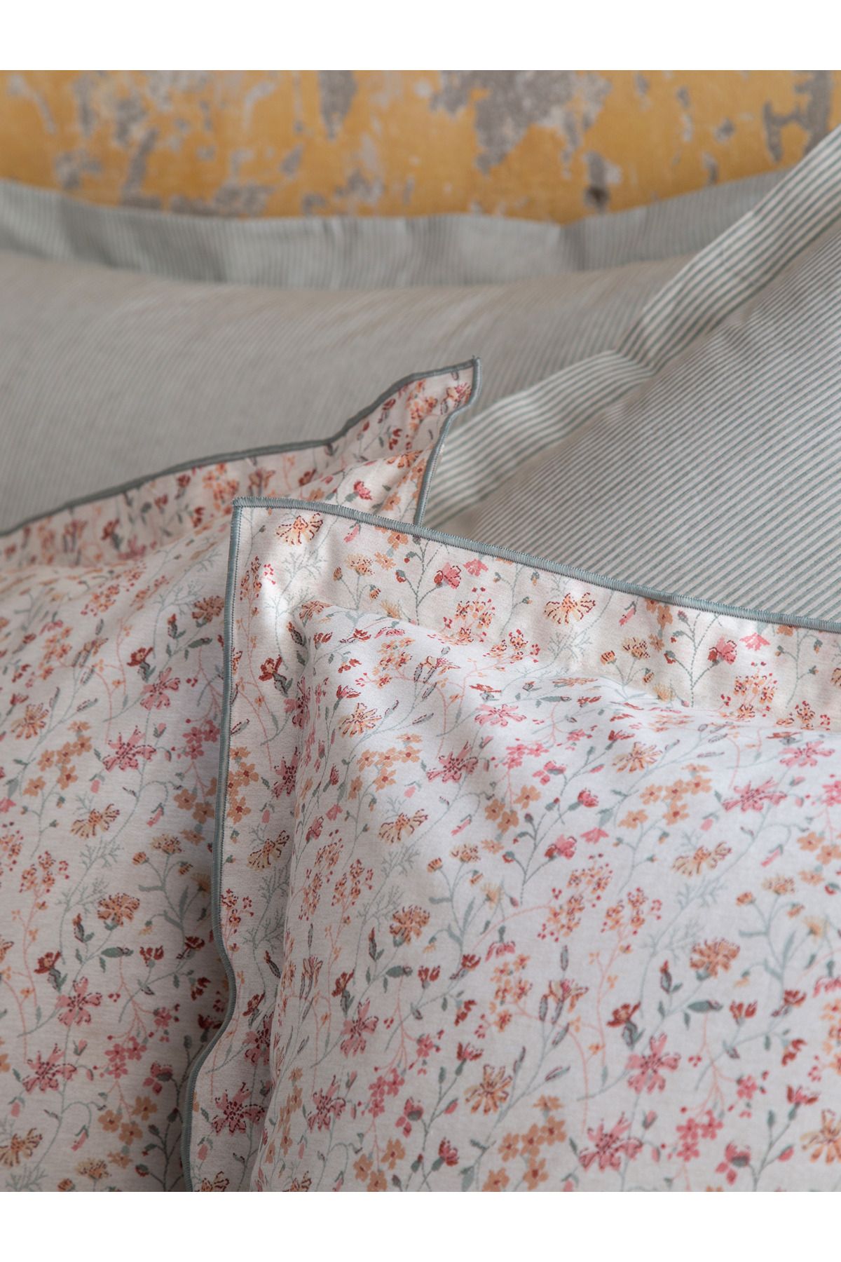 BED LİNE-Senses Miracle Bedding Set Single Blush 5
