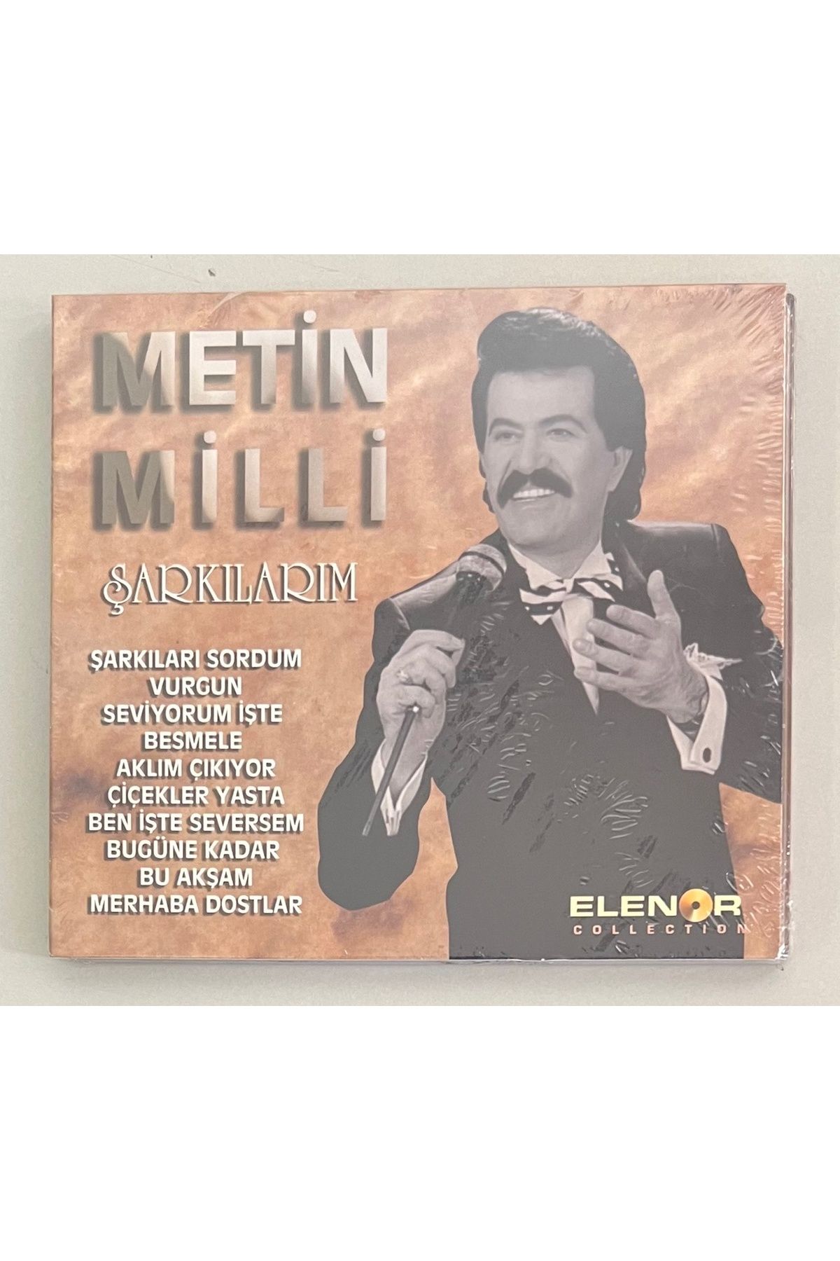 Plakevi İzmir Metin Milli Şarkılarım Cd (Jelatininde Sıfır Orjnal Dönem Baskı Cd)
